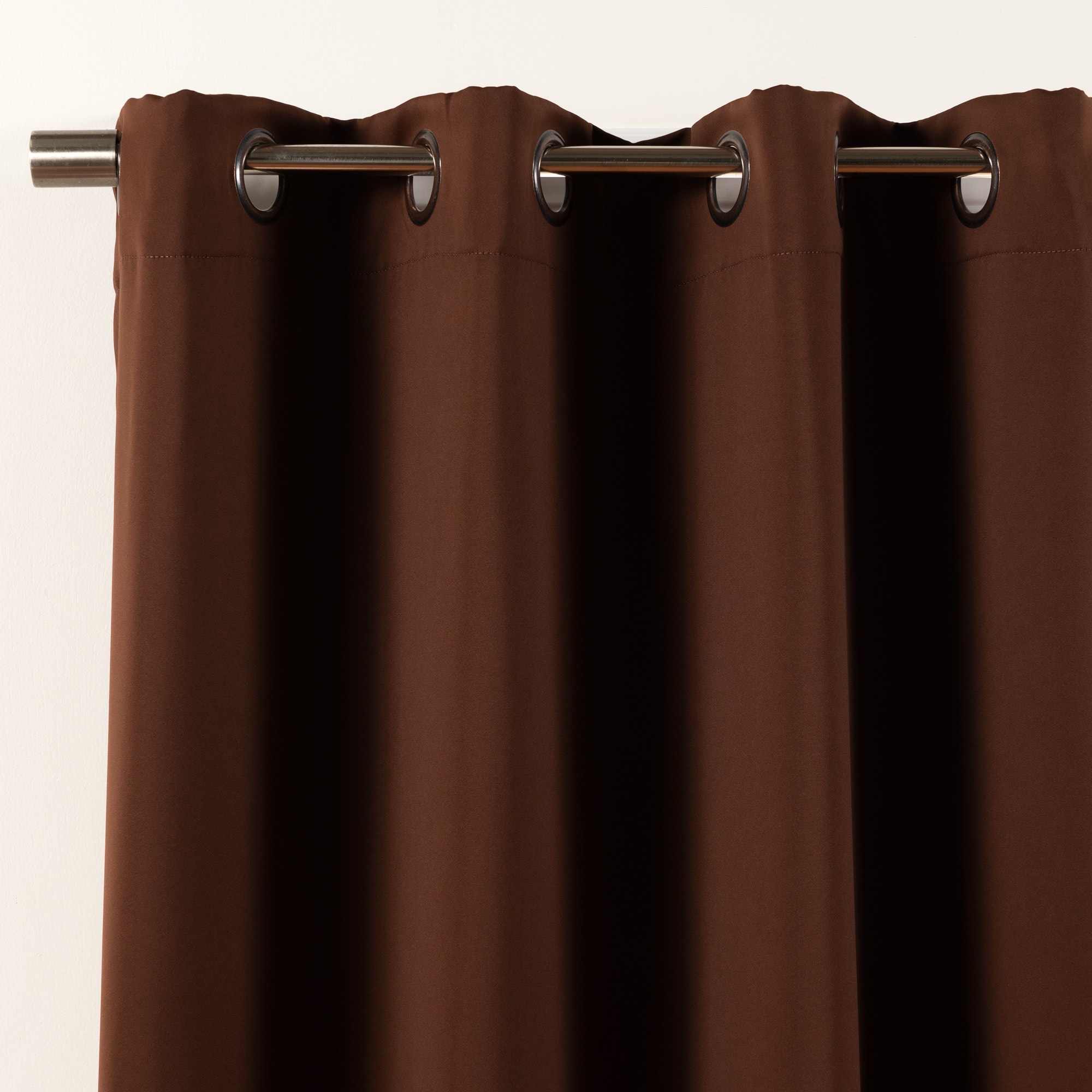 Best Home Fashion GR-WD-FR-100X96-CHOC curtains - View #2