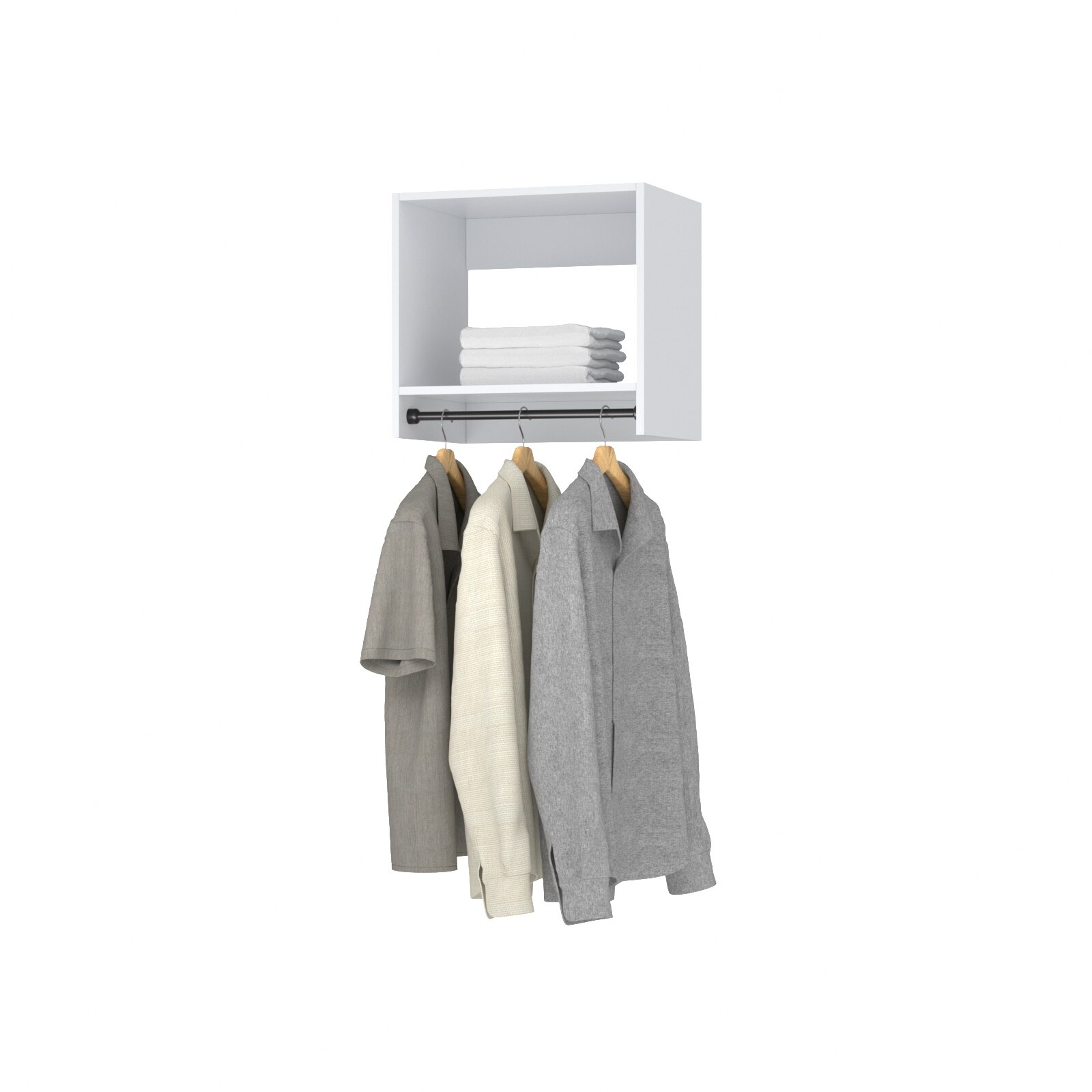 HomLux BD-CCW1S1H19H Wood-Closet-Shelves - View #9
