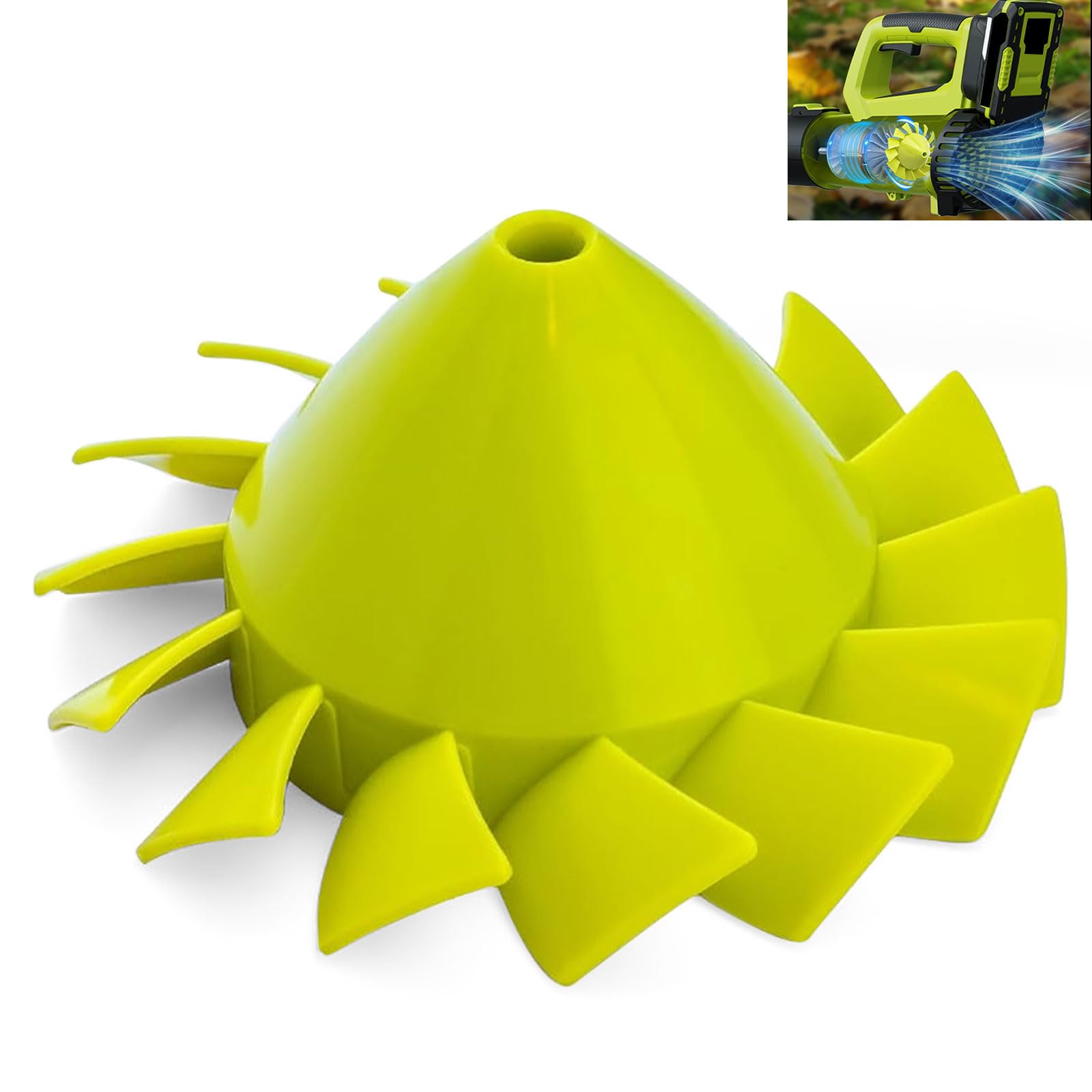 Ahfiwaso - Blower Fan with Insert Nut Compatible Replacement for Cordless Leaf Blower Models P210...