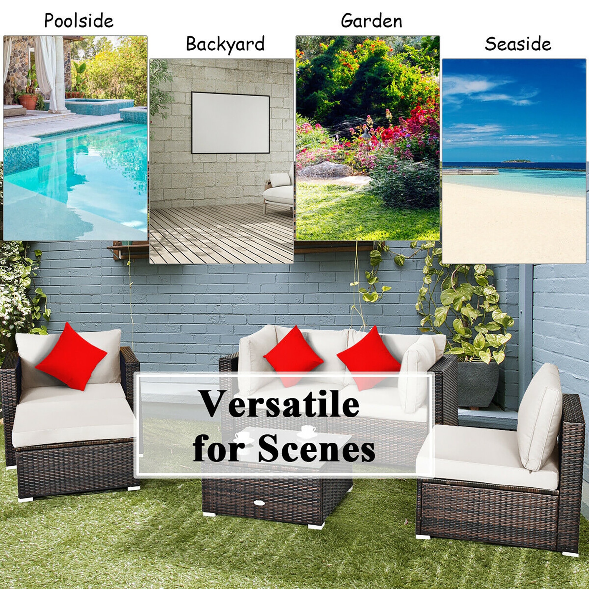 BABOOM BOM-7WH+-CO Patio-Conversation-Sets - View #10