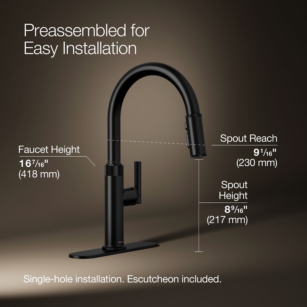 KOHLER R31627-BL Kitchen-Faucets - View #3