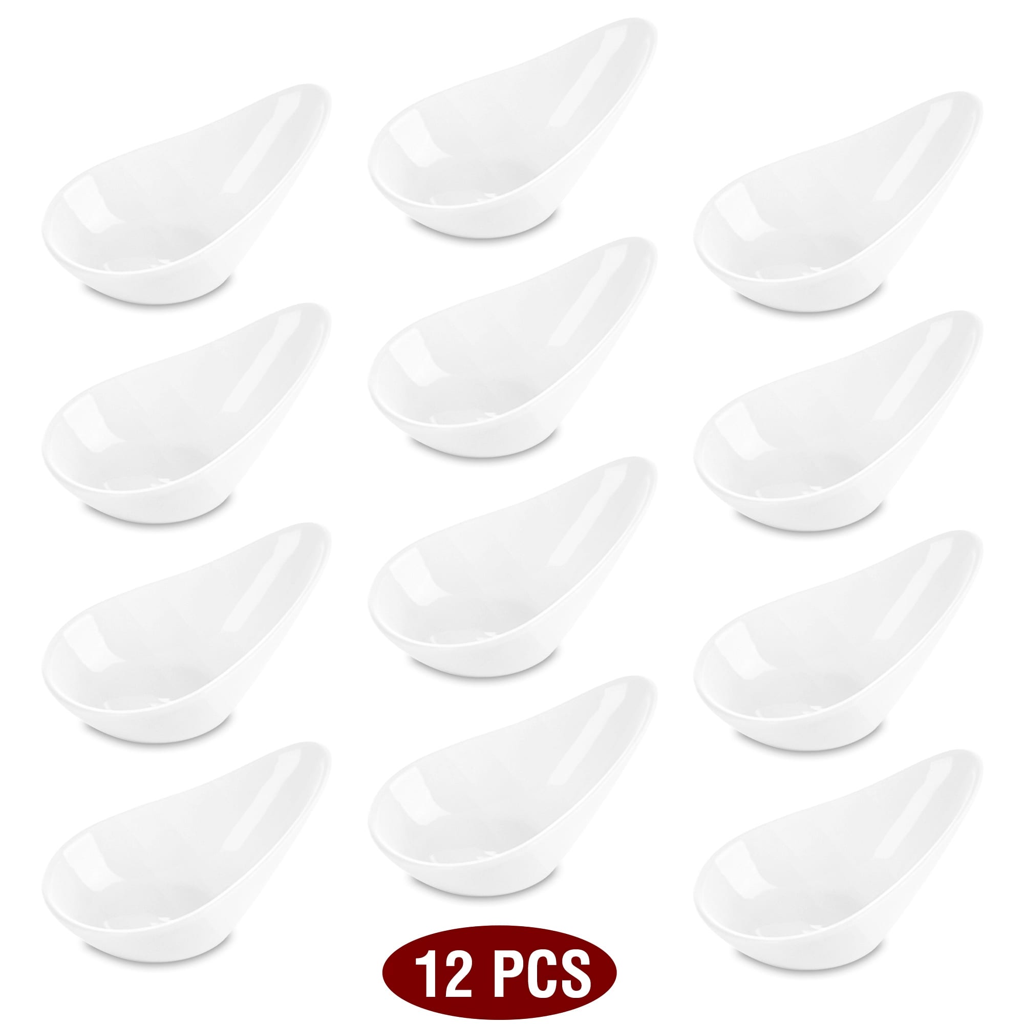 CASAINC YS-D013 White 12-Piece Ceramic Muffin Tin