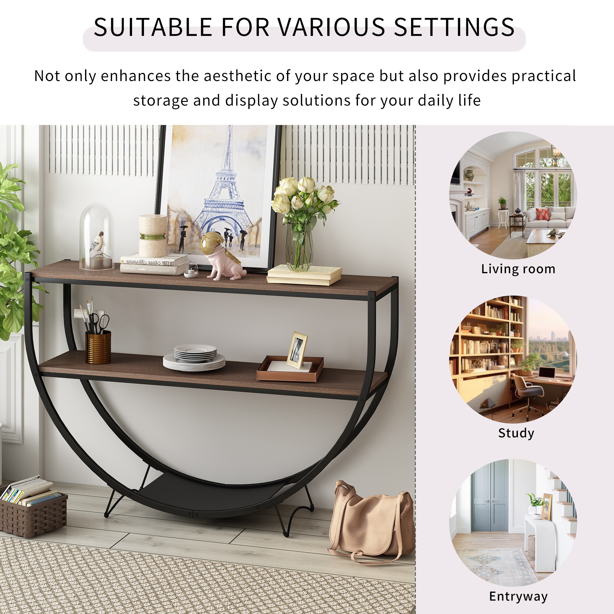 ModernLuxe N715P171584P Console-Sofa-Tables - View #6