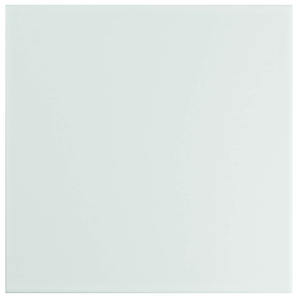Affinity Tile WRCTXWT Triplex White 8-in x 8-in Satin Ceramic Patterned Wall Tile (10.5-sq. ft/ Carton)