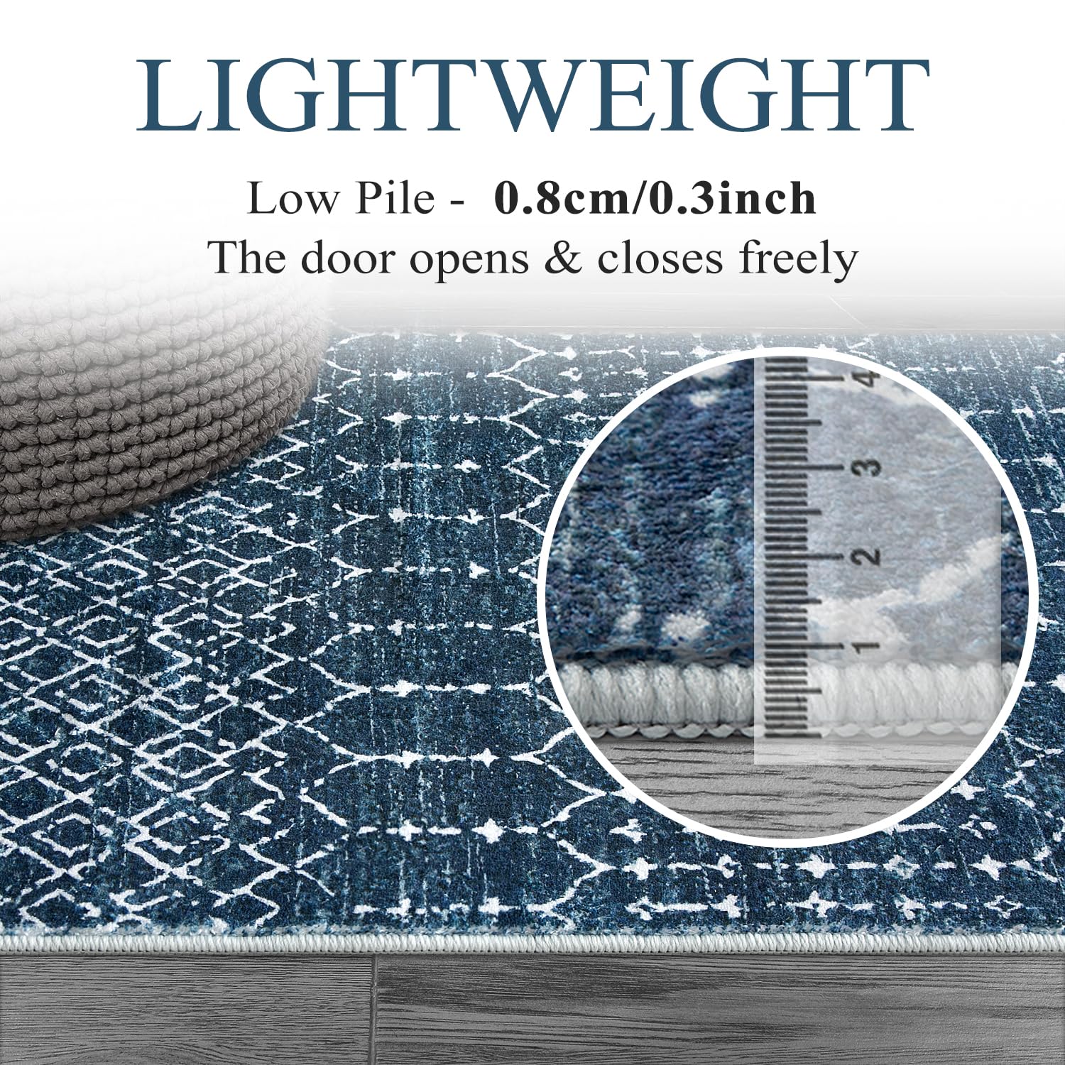 Lahome AR-DYR-061-BL1 rugs - View #3