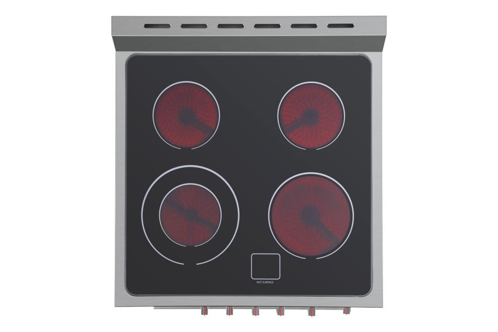 Dynastar / Venus VV6644ESD 220 volt Electric cooker range 24 Stainless  Steel Cooking range 4 Hot Plate Electric Oven 220v 240 volts 50 hz
