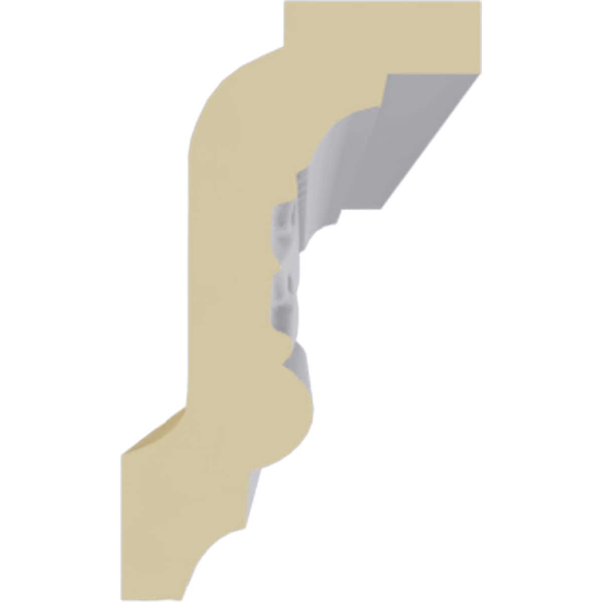 Ekena Millwork MLD03X01X03BR-CASE-2 Crown-Moulding - View #2