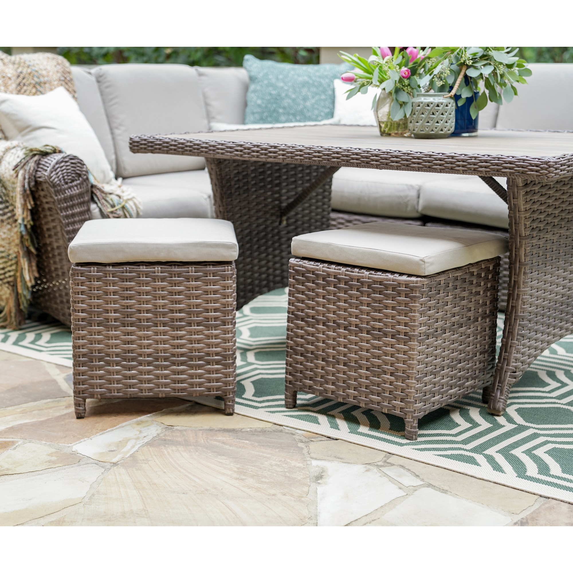 Leisure Made 515562-TAN Patio-Conversation-Sets - View #3