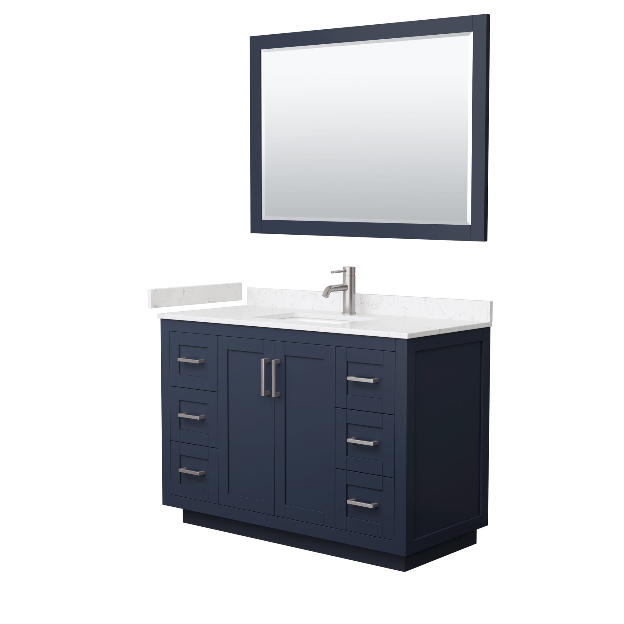 Wyndham Collection WCF292948SBNC2UNSM46 Bath-Vanity-Combo - View #2