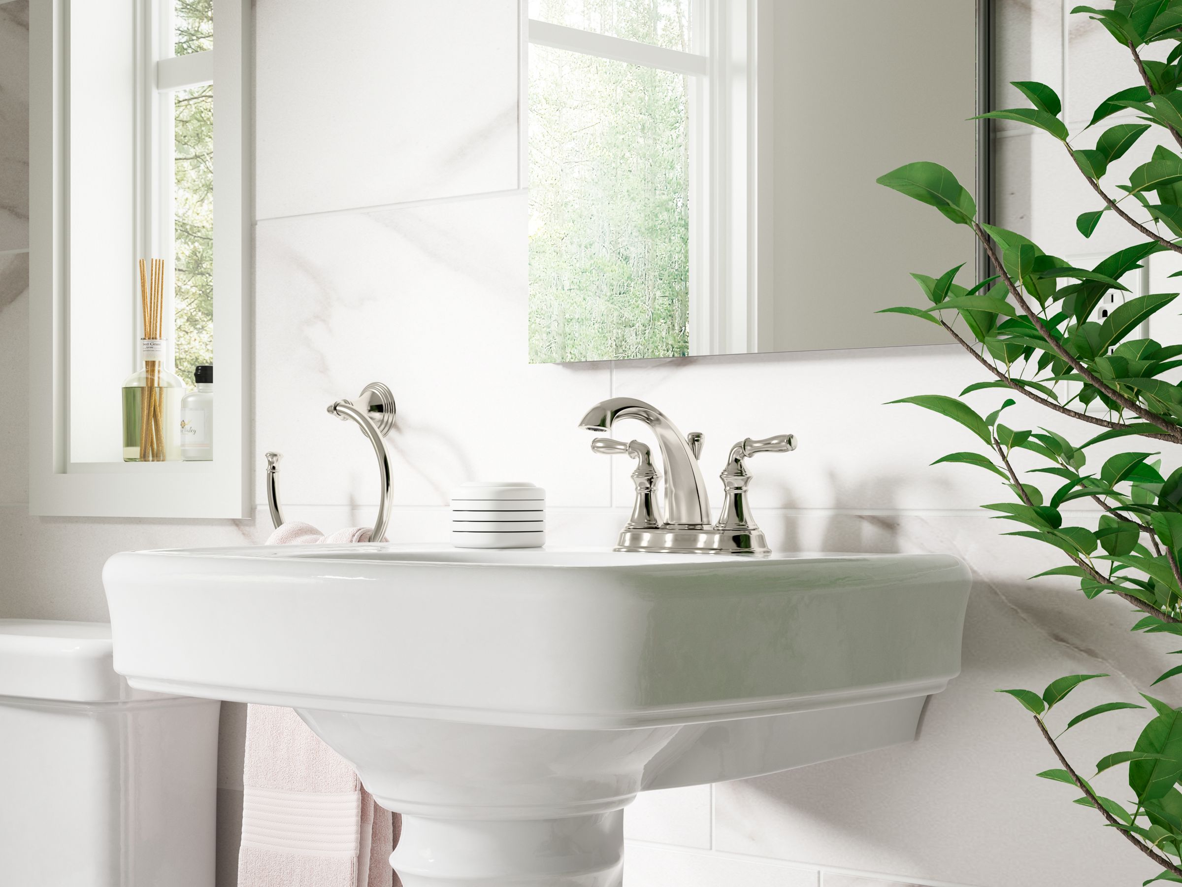 KOHLER 393-N4-CP Lavatory-Faucets - View #5