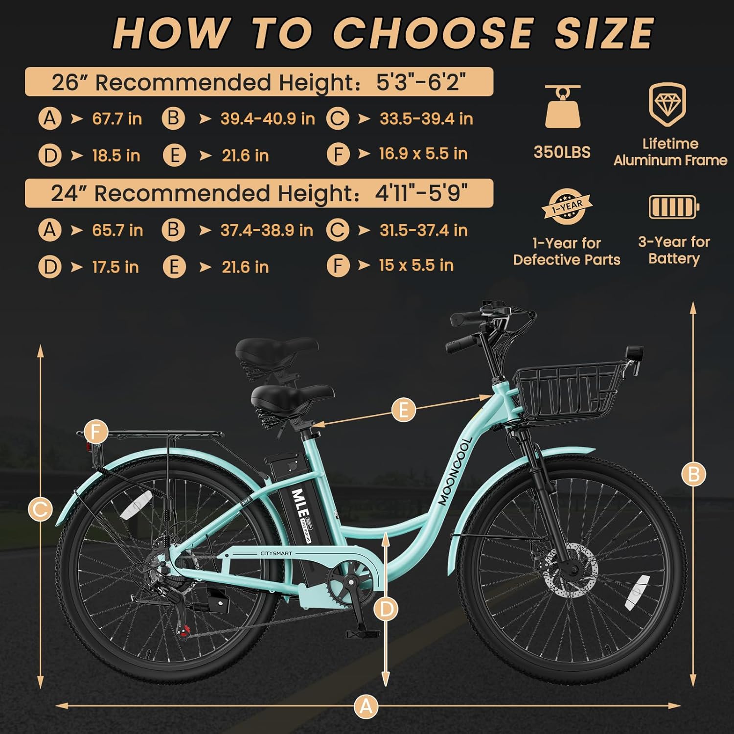 Esazn CJ-ZT-E26-GLL bikes - View #6