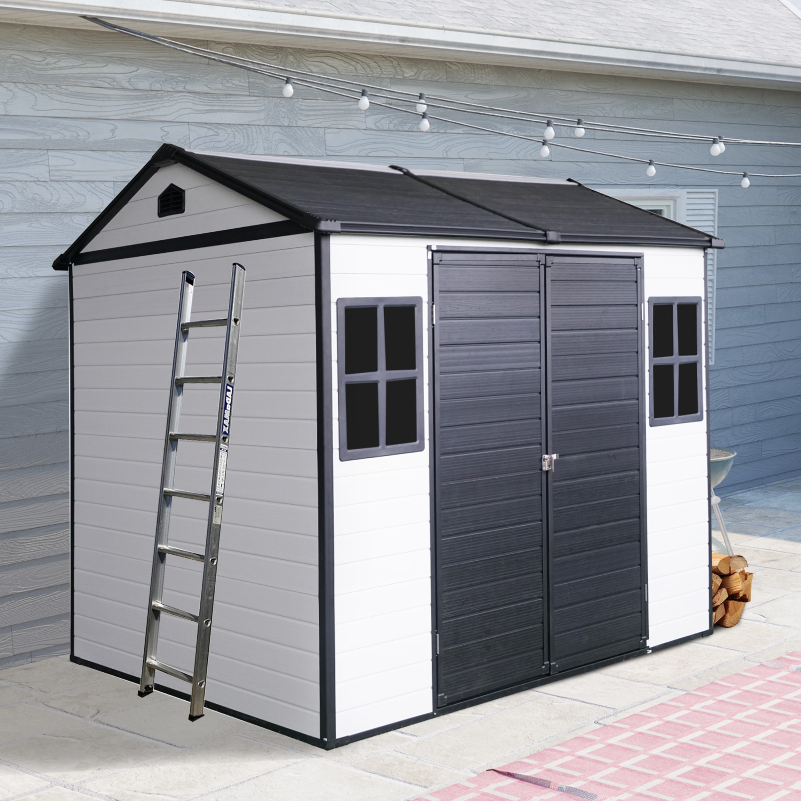 Mondawe MD-WWC00049 Vinyl-Resin-Storage-Buildings - View #3