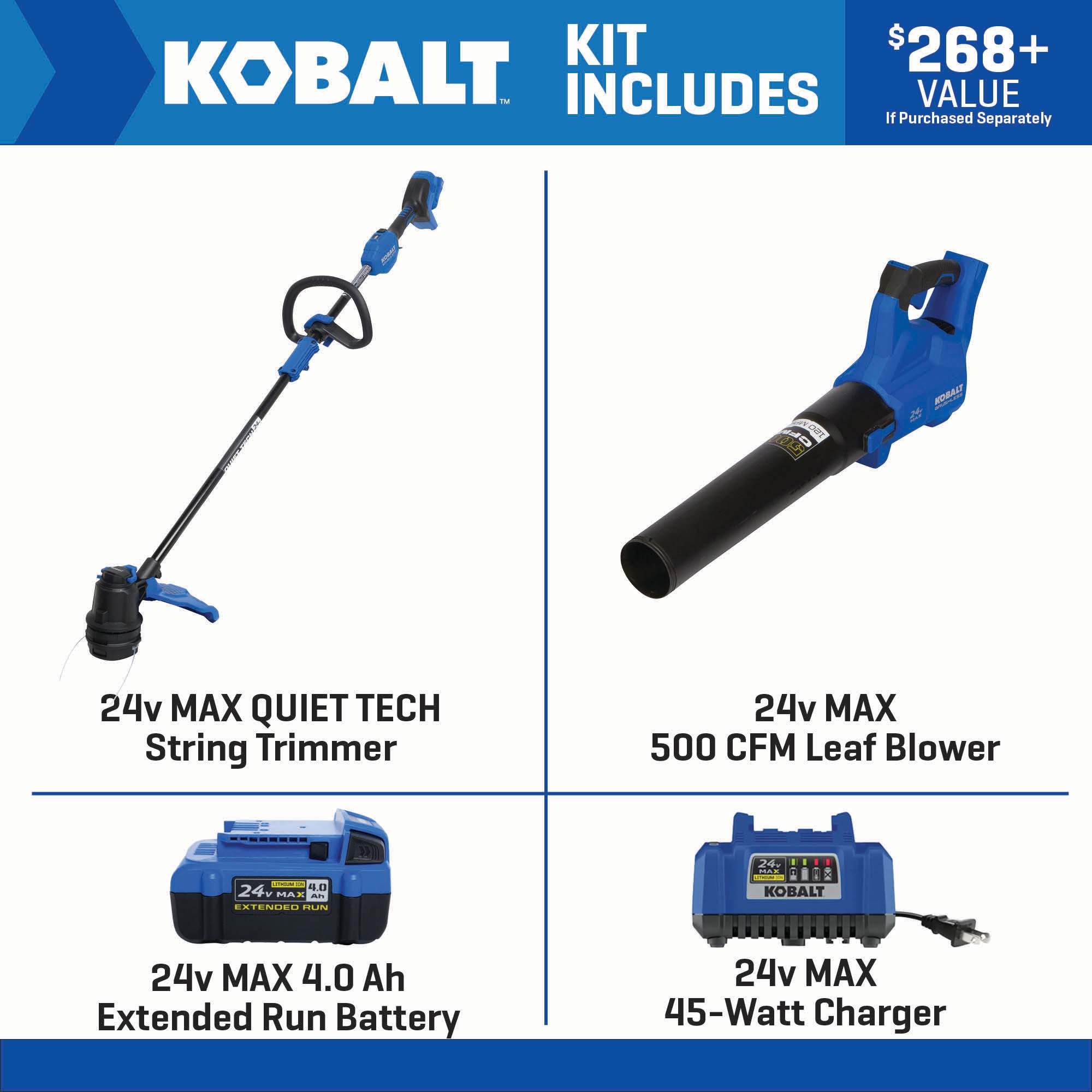 Kobalt KOC 2024A-03 Power-Equipment-Combo-Kits - View #2