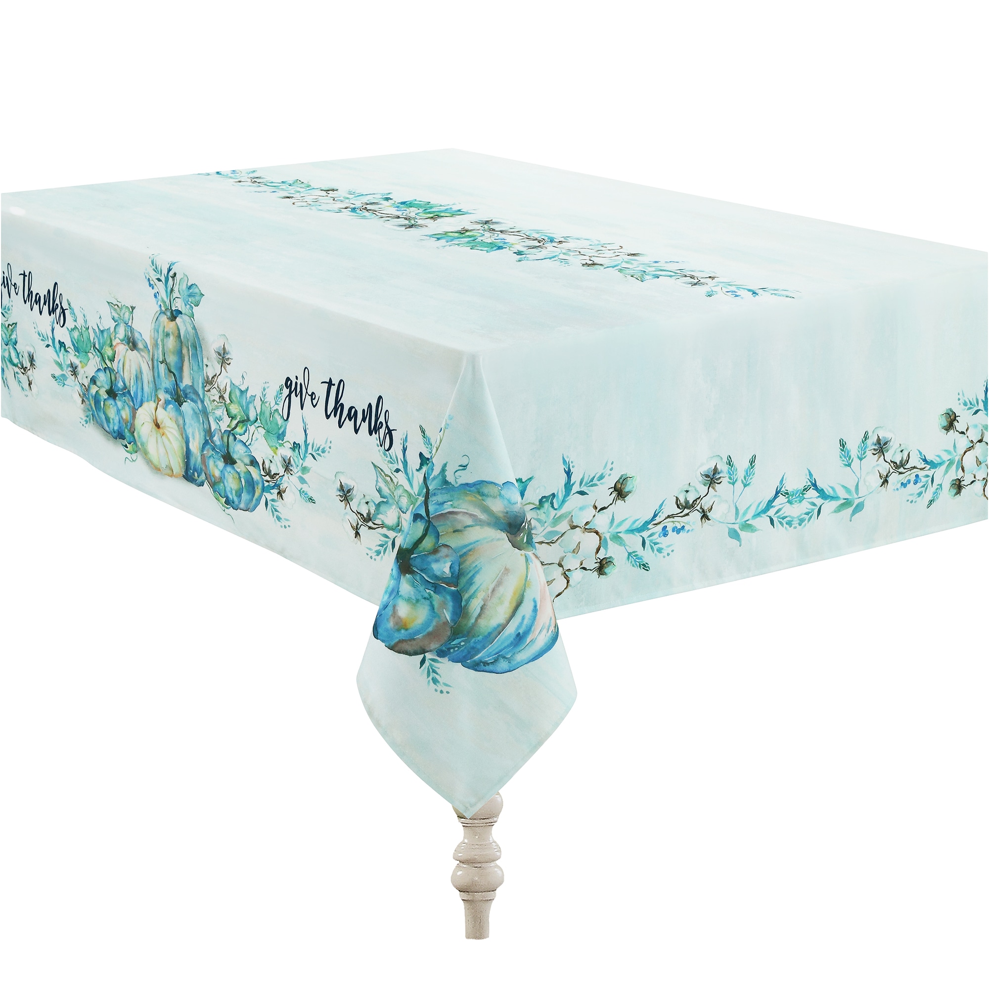 Cool Autumn Multicolor Cotton Rectangular Tablecloth