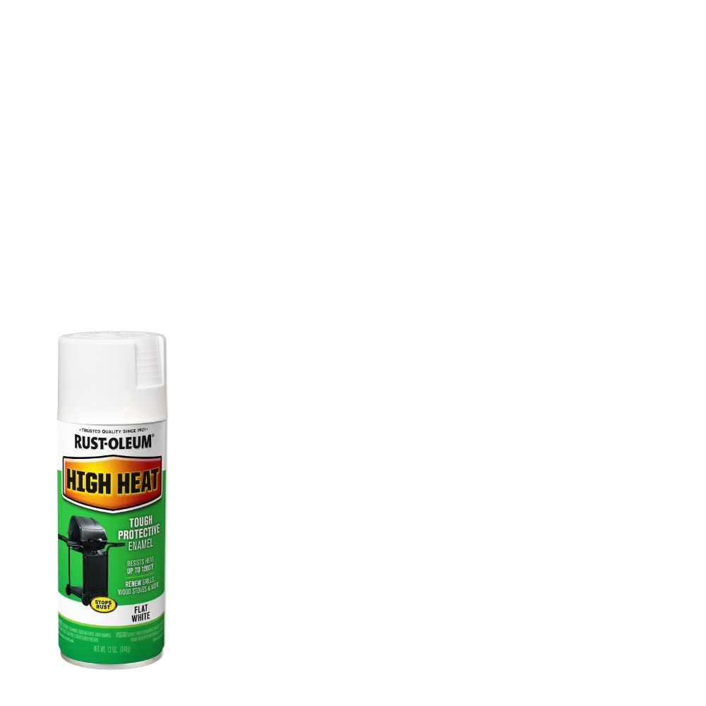 Rust-Oleum 7751830 Specialty Ultra High Heat Satin White High Heat Spray paint ( NET WT. 12-oz )