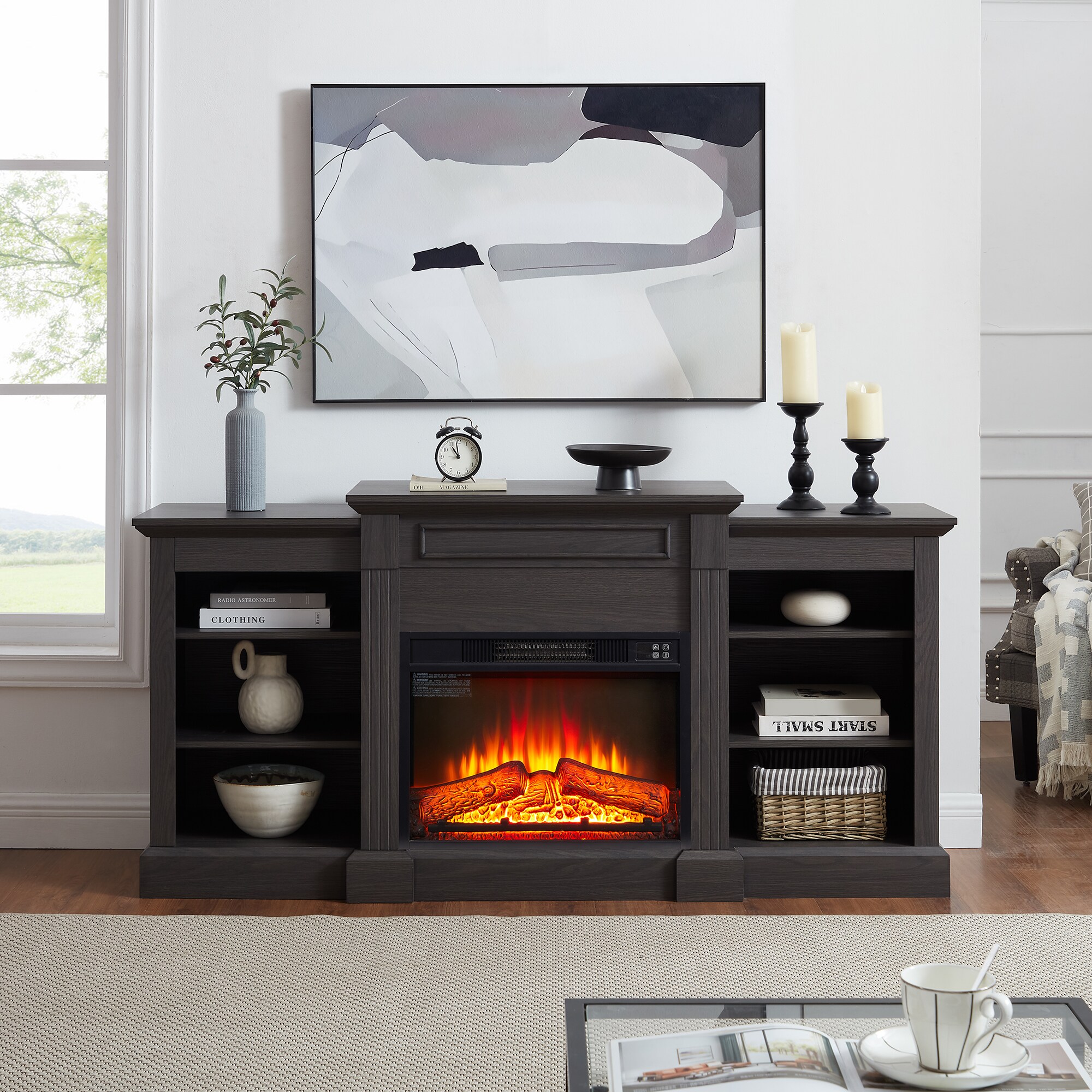 SINOFURN SYA170016DB Electric-Fireplaces - View #12