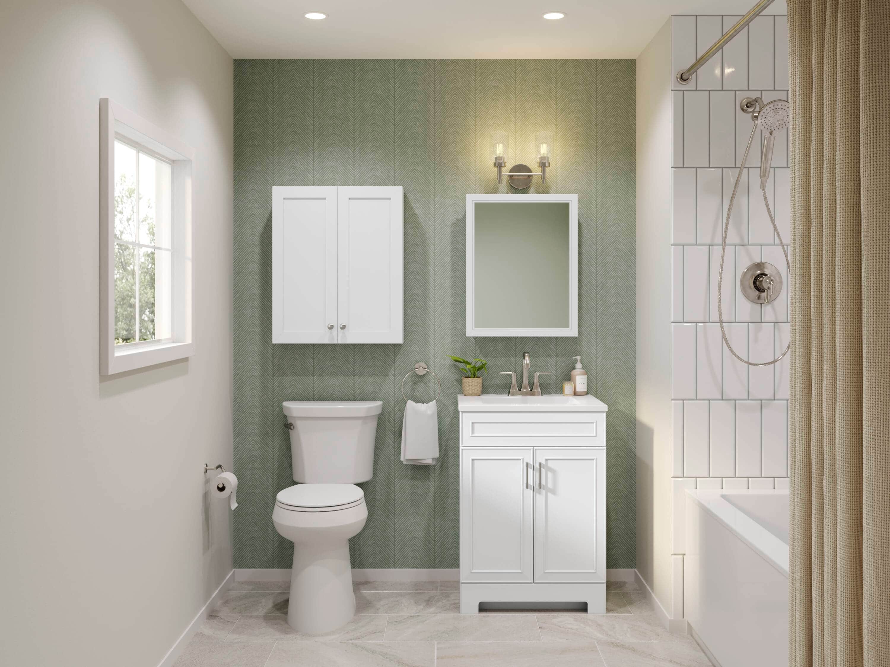 Project Source TTEW23 Bathroom-Wall-Cabinets - View #15