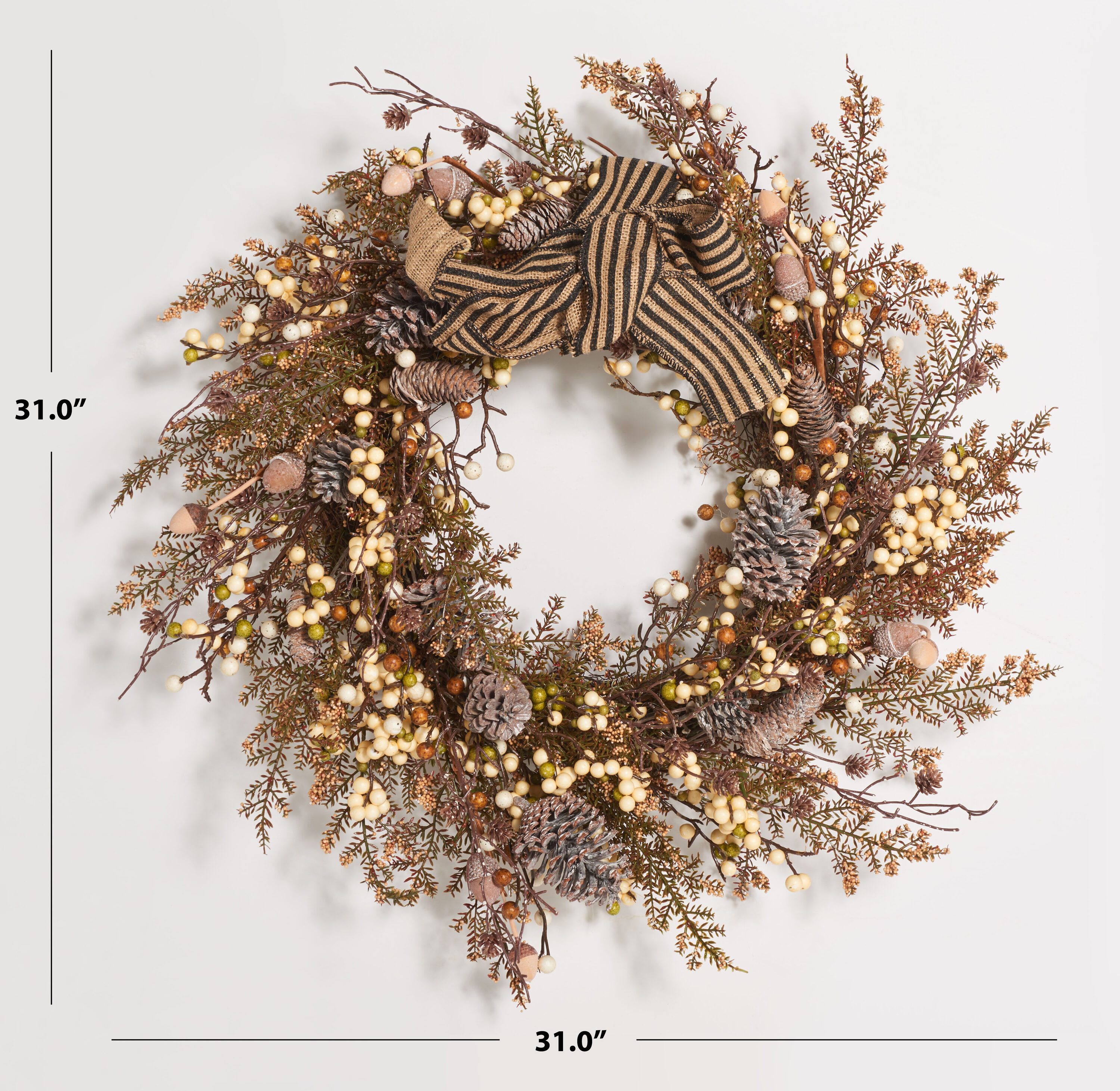 Safavieh FXP1055A Artificial-Christmas-Wreaths - View #3