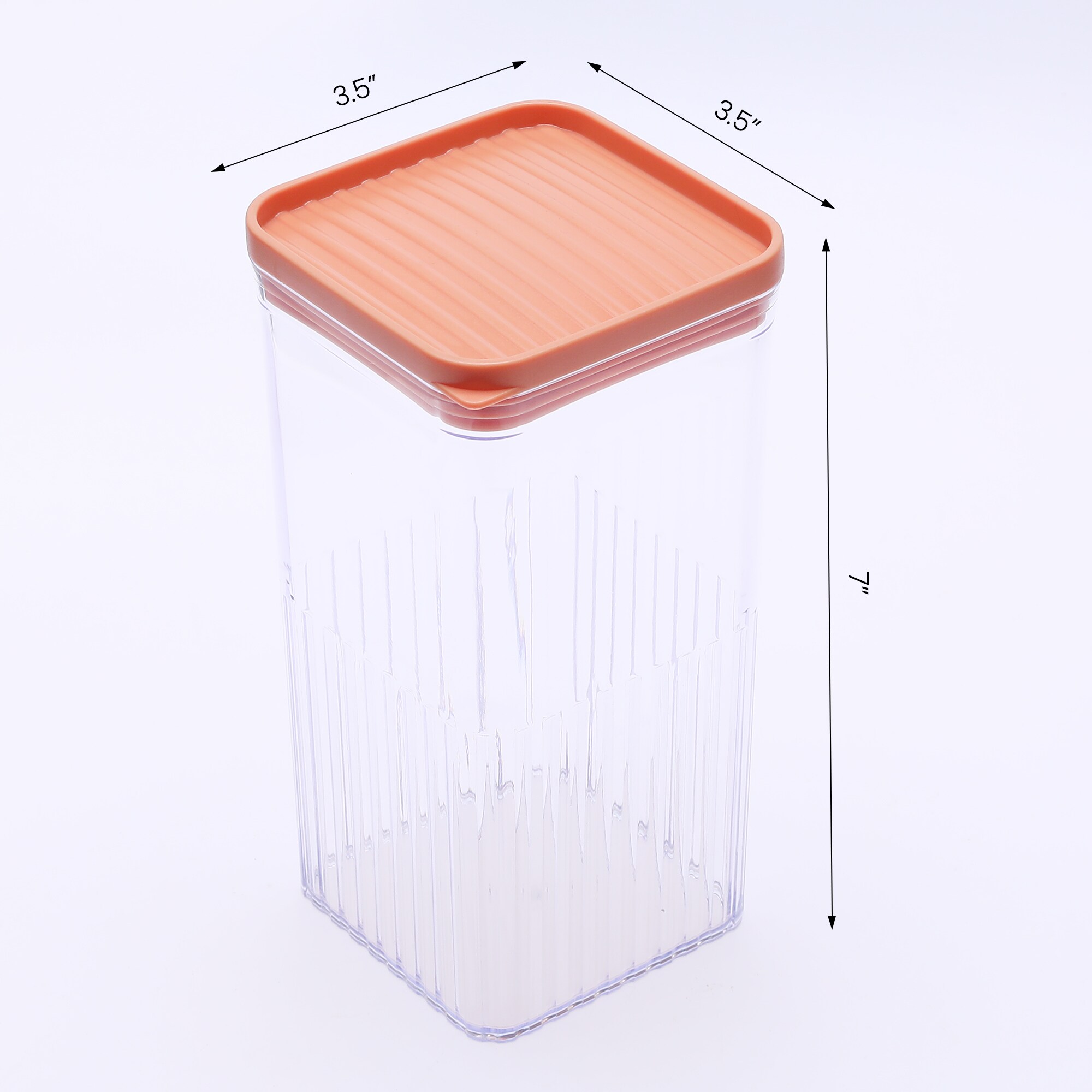 Unique Bargains 5pcs Airtight Food Storage Containers with Lids Pantry ...