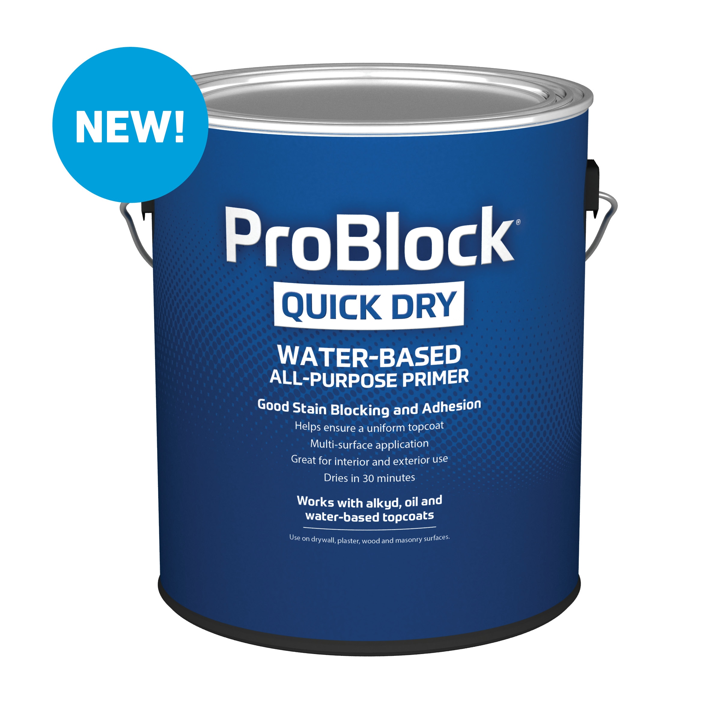 ProBlock PB28W0100-16 Quick Dry Interior/Exterior High hiding Water-based Wall and Ceiling Primer ( 1-gallon )