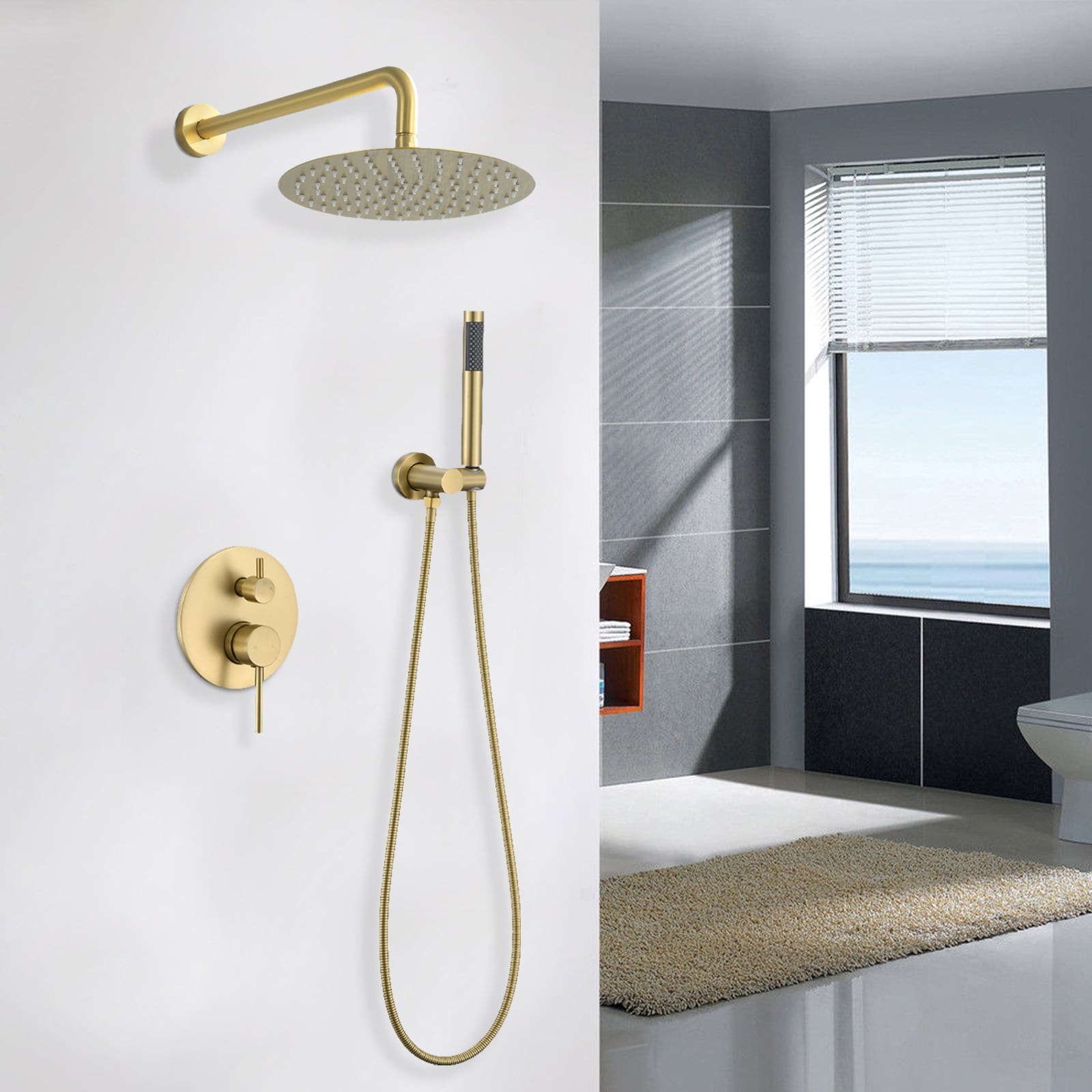 Flynama XY-QY-289NG-1P Showerhead-Bar-Panels - View #2