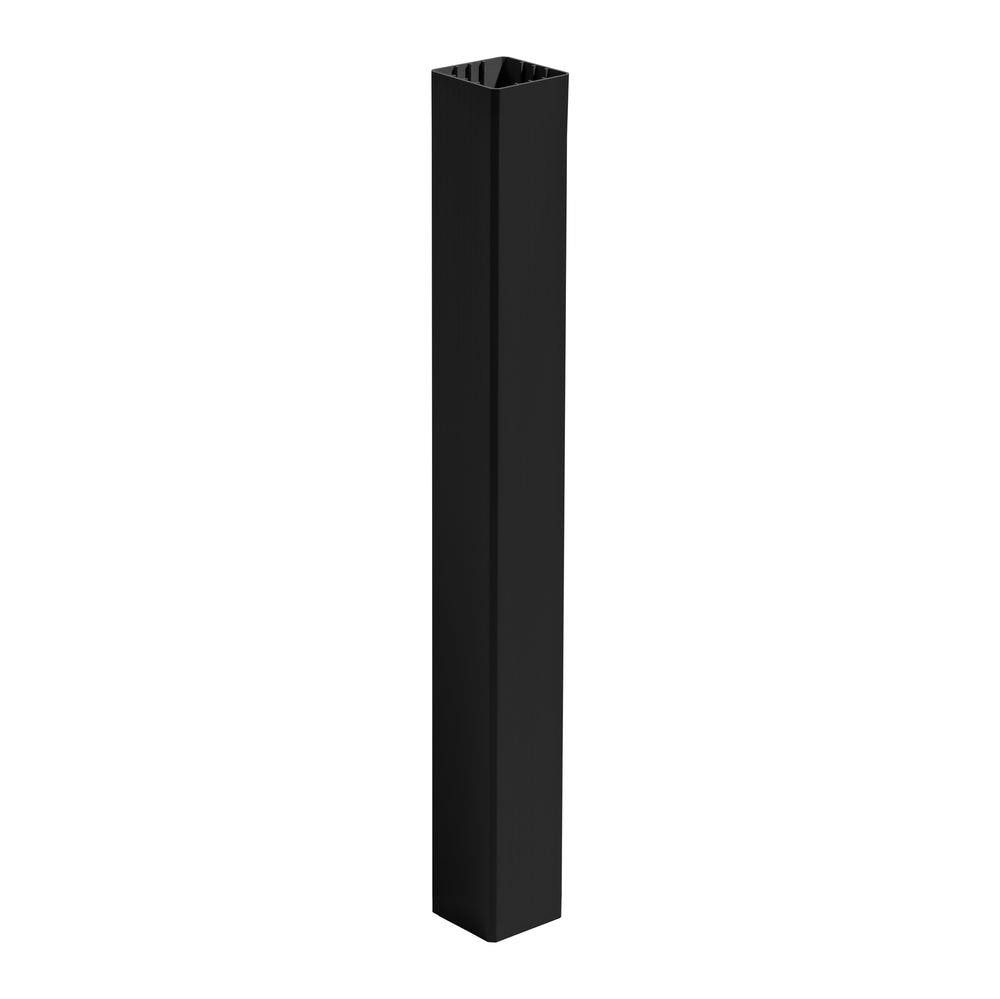 Trex 890002 4-in x 4-in x 3-1/4-ft Charcoal Black Composite Deck Post sleeve
