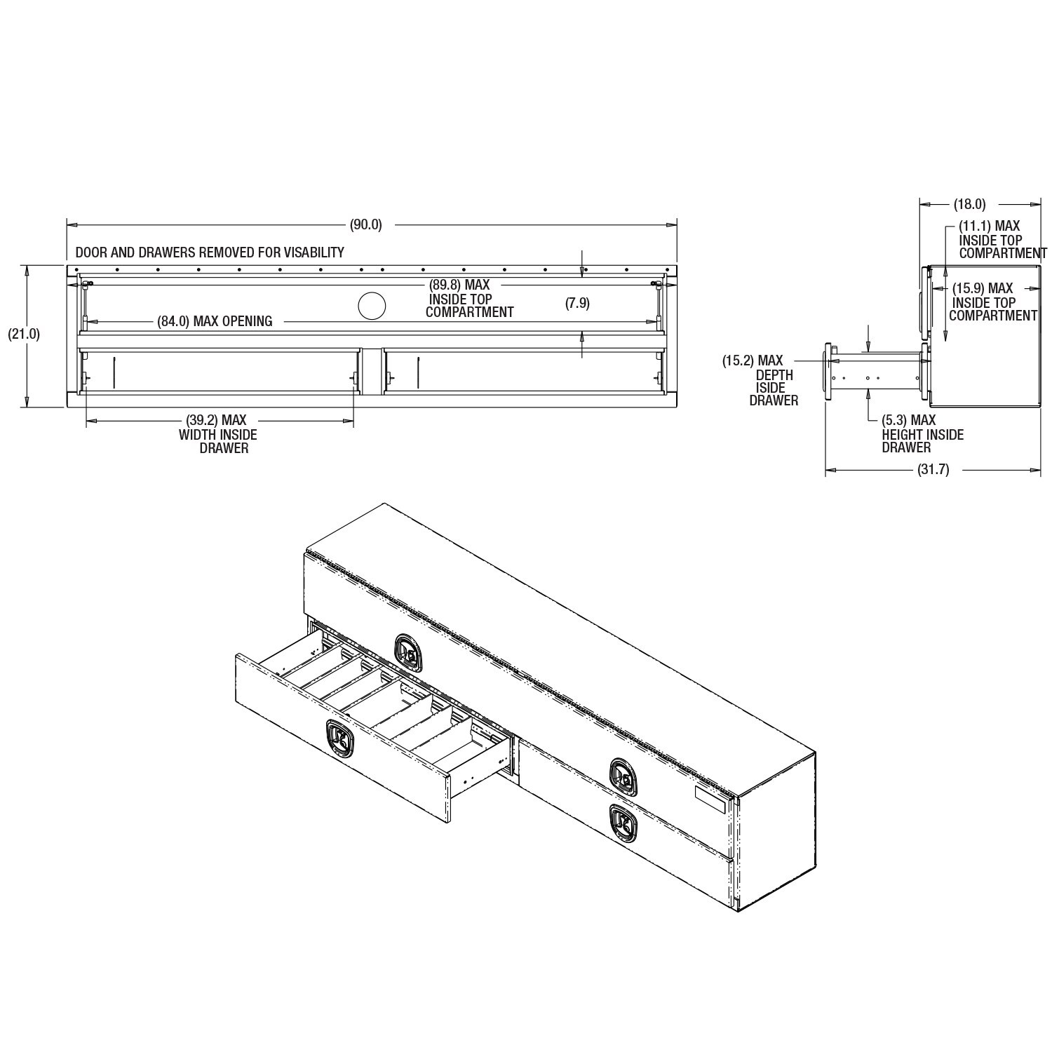 Buyers Products 1701688 Truck-Tool-Boxes - View #2