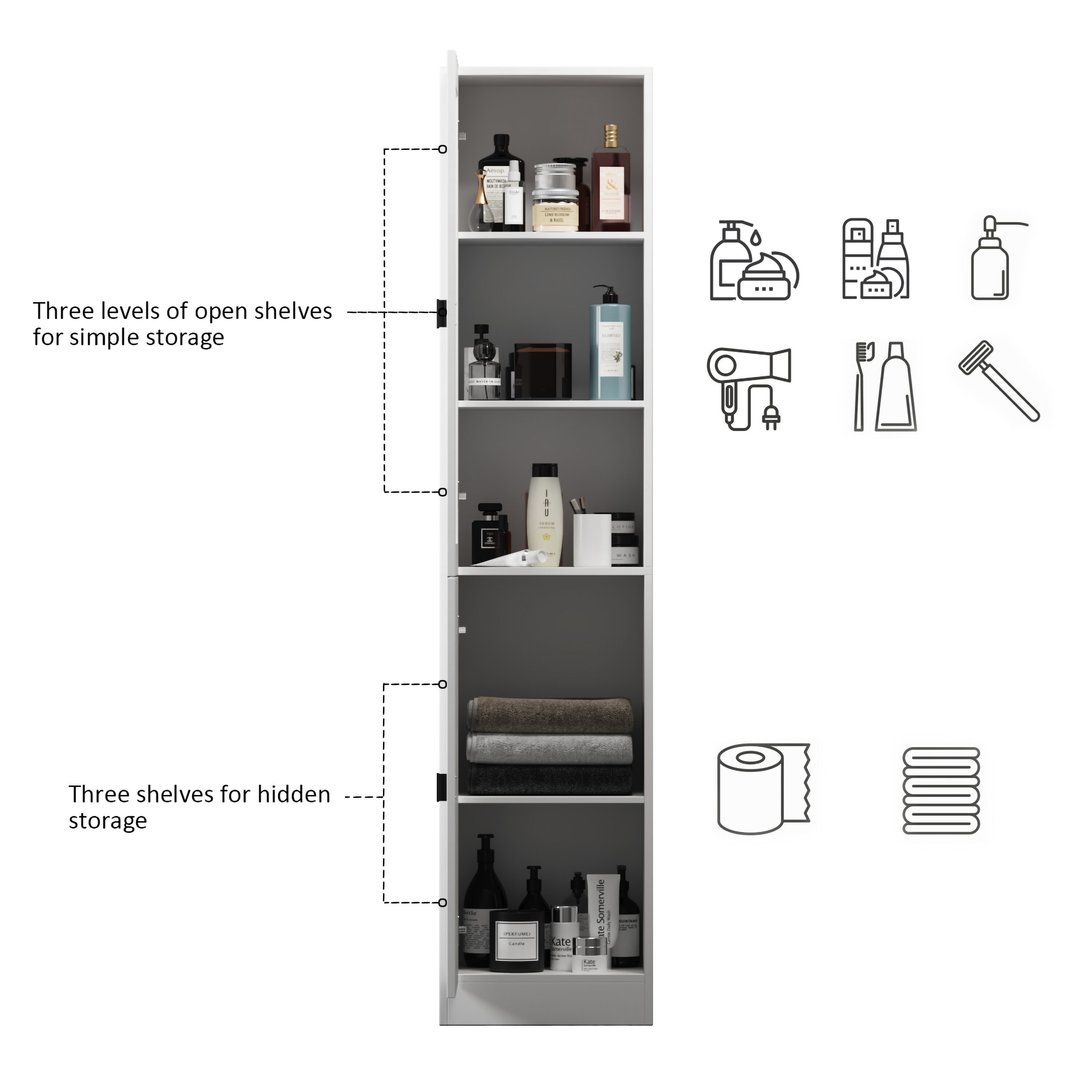 FUFU&GAGA LJY-KF210158-01 bookcases - View #3