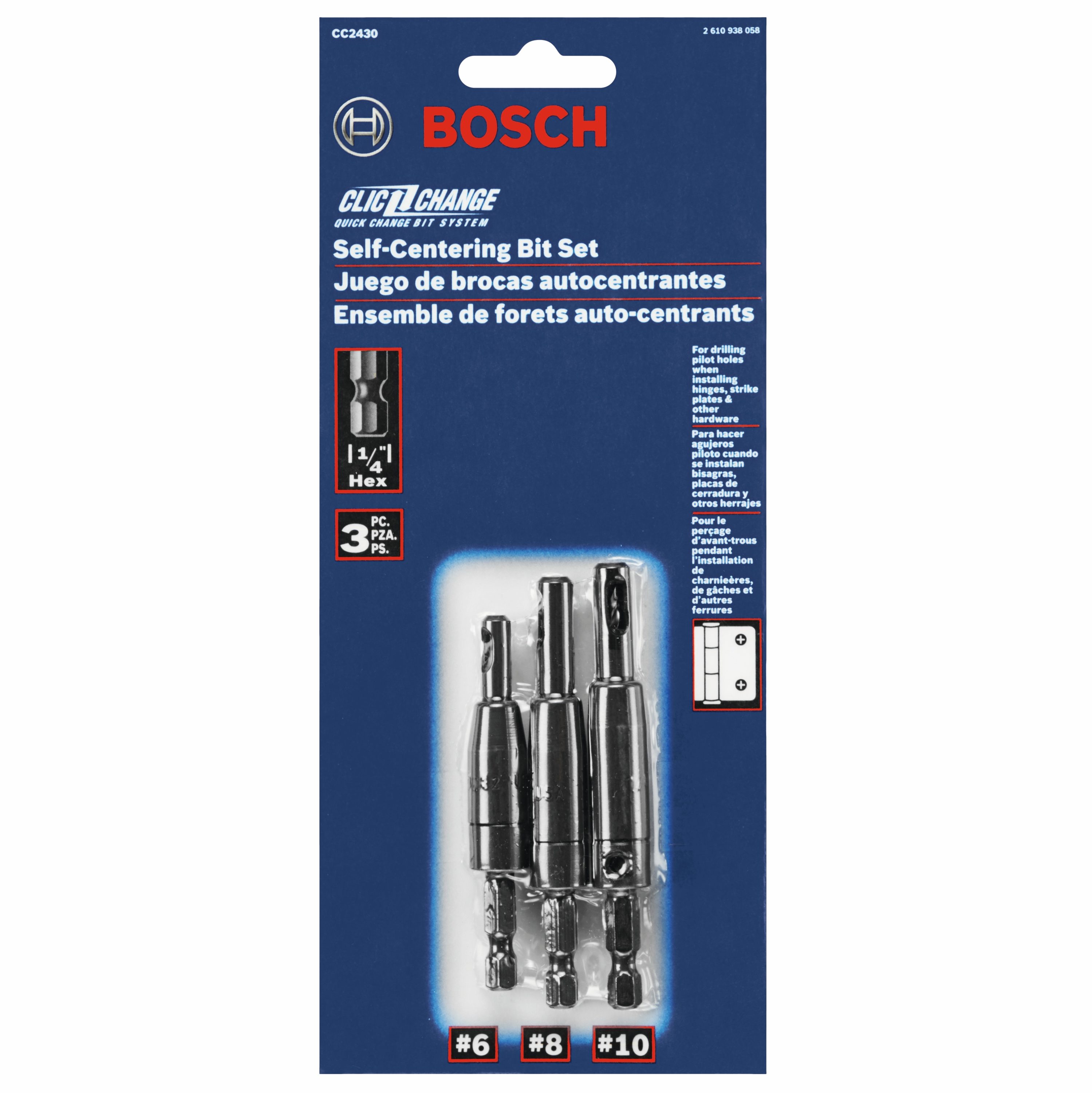 Bosch 3 Pack Screwdriving Bit Adapter Set in the Screwdriver Bit