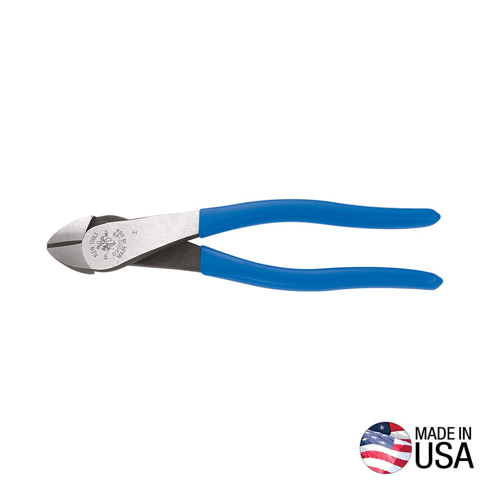 8 Diagonal Dipped Grip Cutting Pliers (USA)