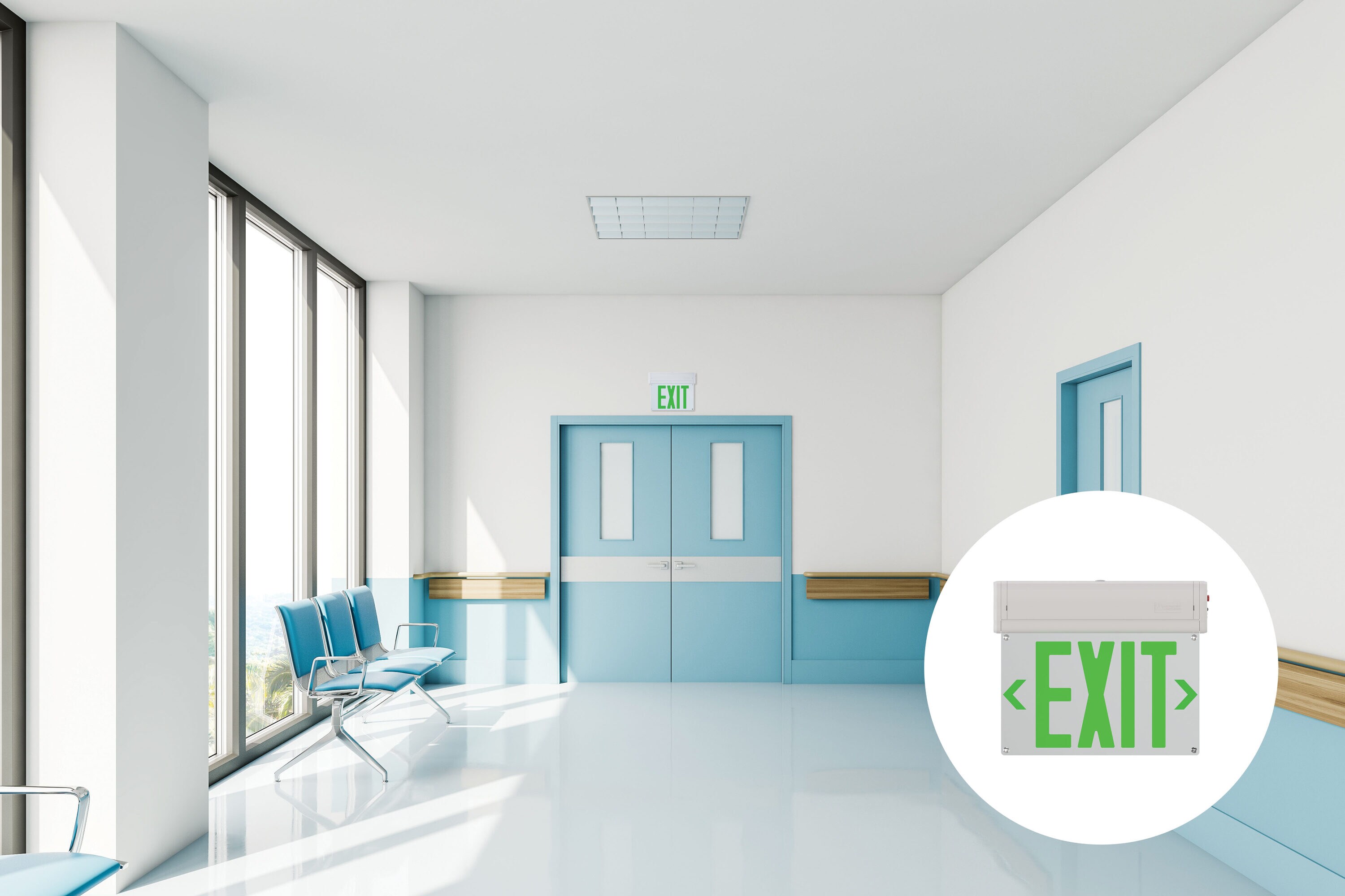 Lithonia Lighting BEWGSMCP2M2 Emergency-Exit-Lighting - View #12