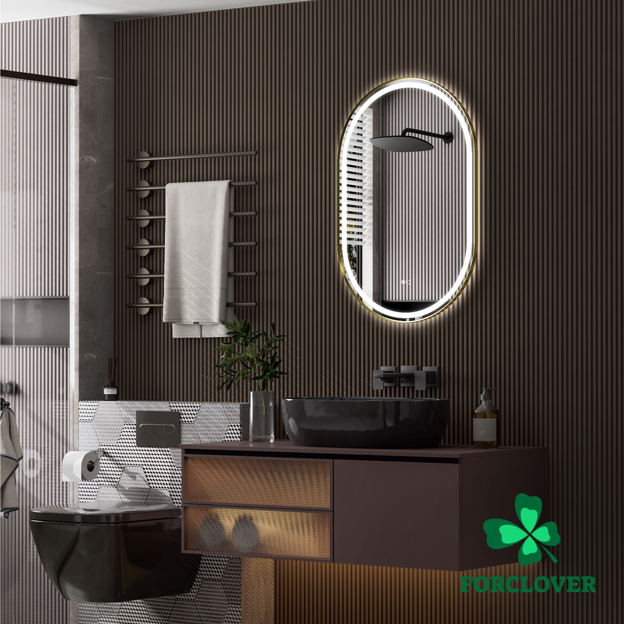 Forclover ALF-16W2436R Framed-Bath-Mirrors - View #2