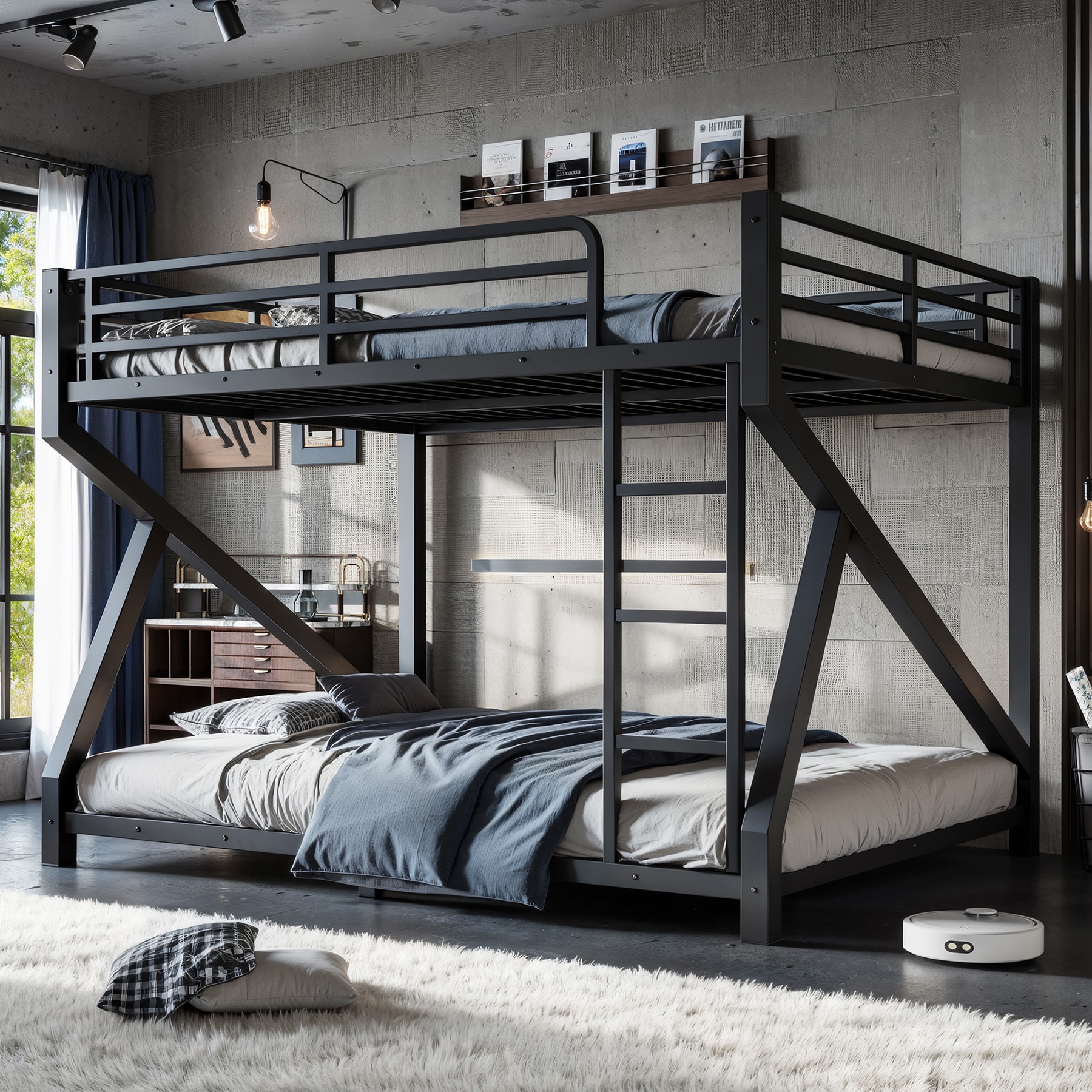 SINOFURN SYG8300034BK Bunk-Beds - View #6