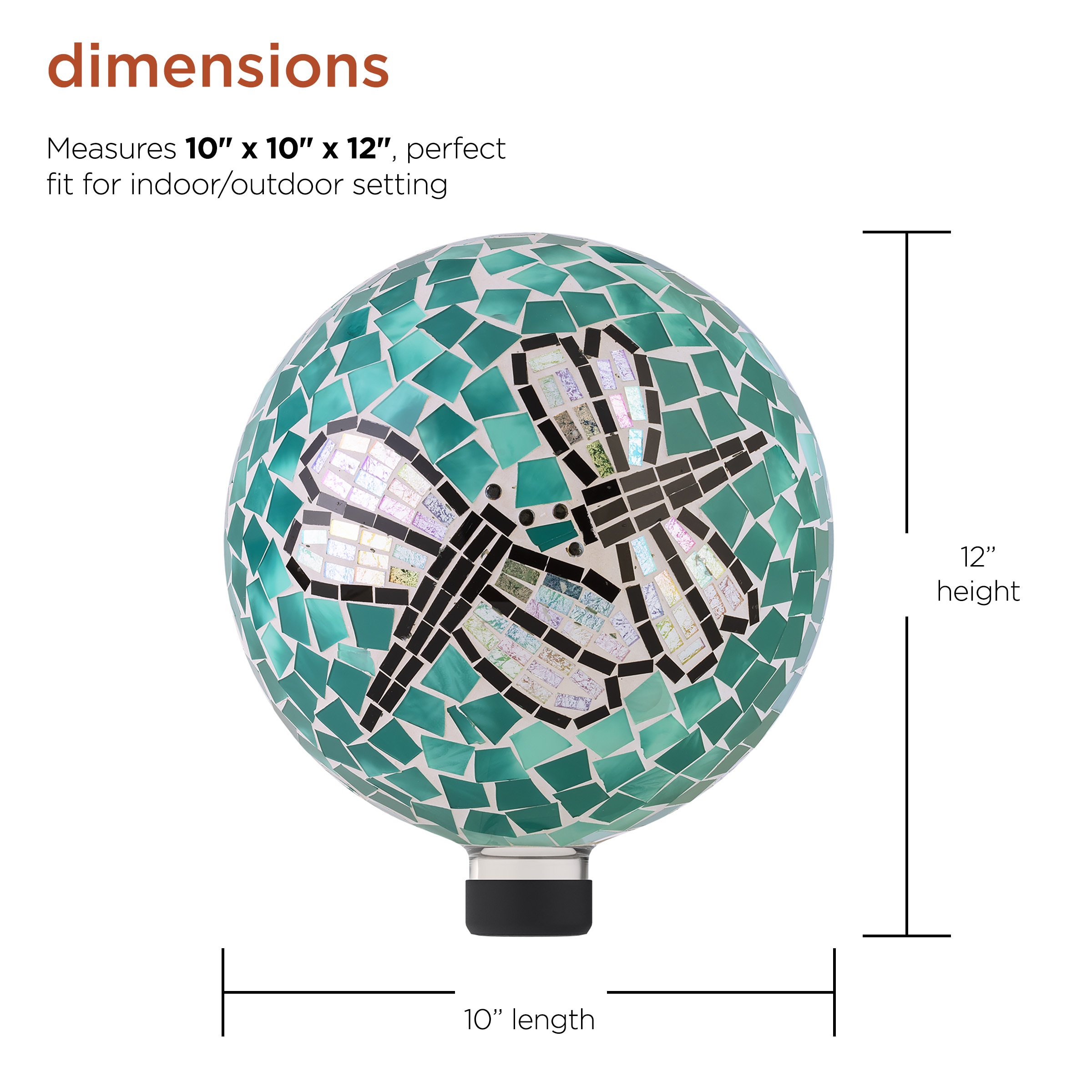 Alpine Corporation HMD194 Gazing-Ball-Stand - View #3