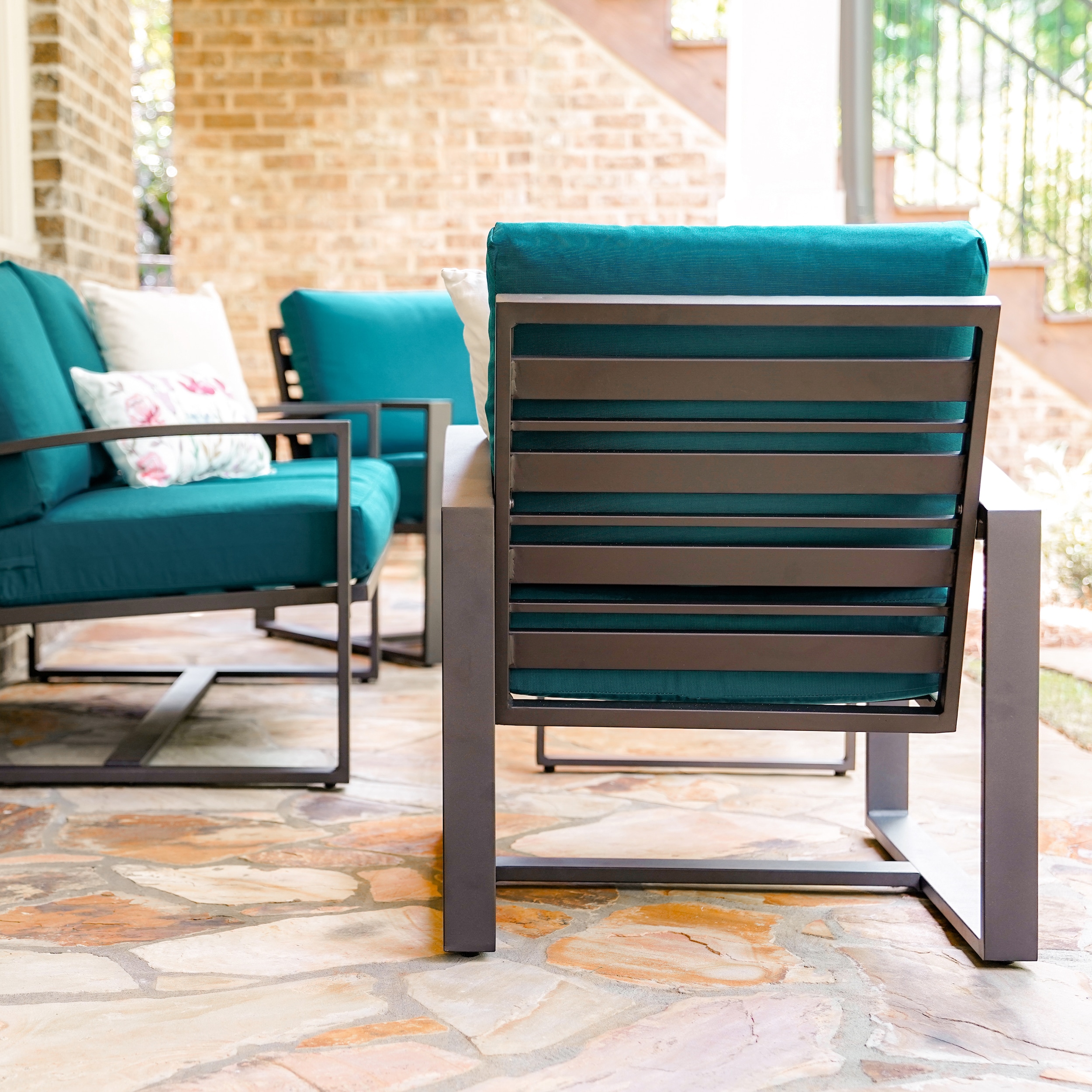 Leisure Made 967003-PEA Patio-Conversation-Sets - View #3