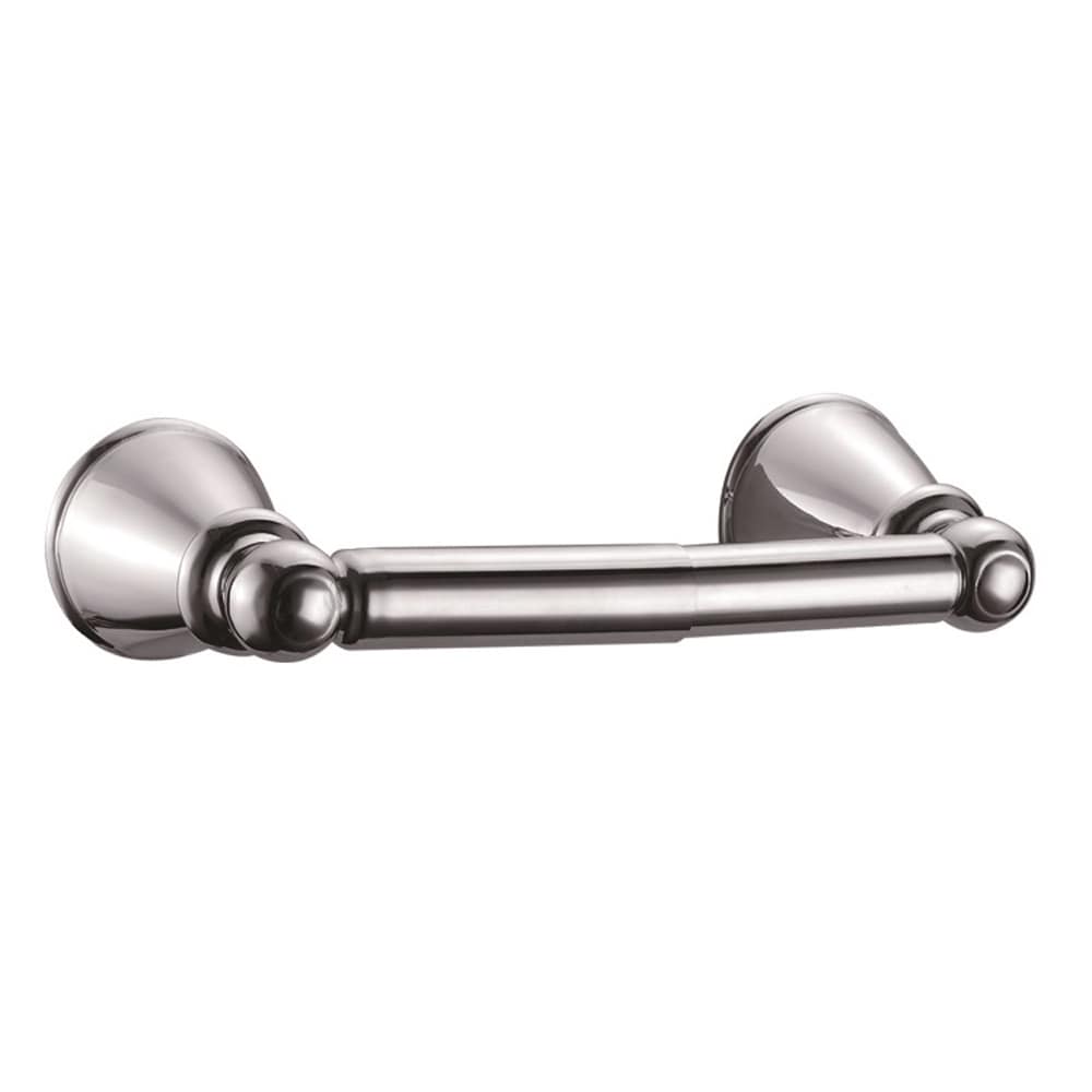 Design House 558197 Kassel Polished Chrome Wall mount Pivot Toilet Paper Holder 1 -Rolls with Storage