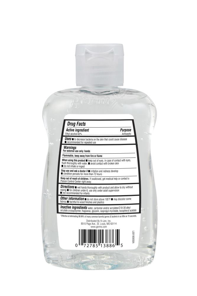 Germ Attack Antibacterial Gel Hand Sanitizer Unscented 1 Gallon