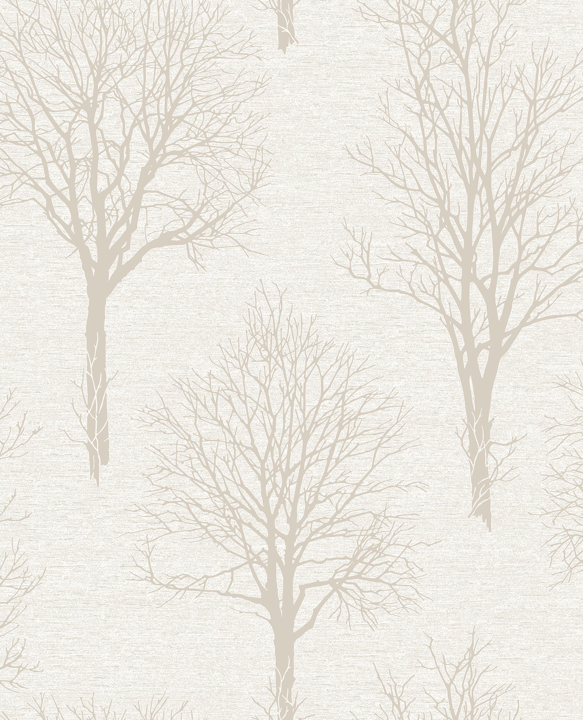 Graham & Brown 106666 Tranquility 56-Sq. Feet Ivory Vinyl Textured Floral Unpasted Wallpaper