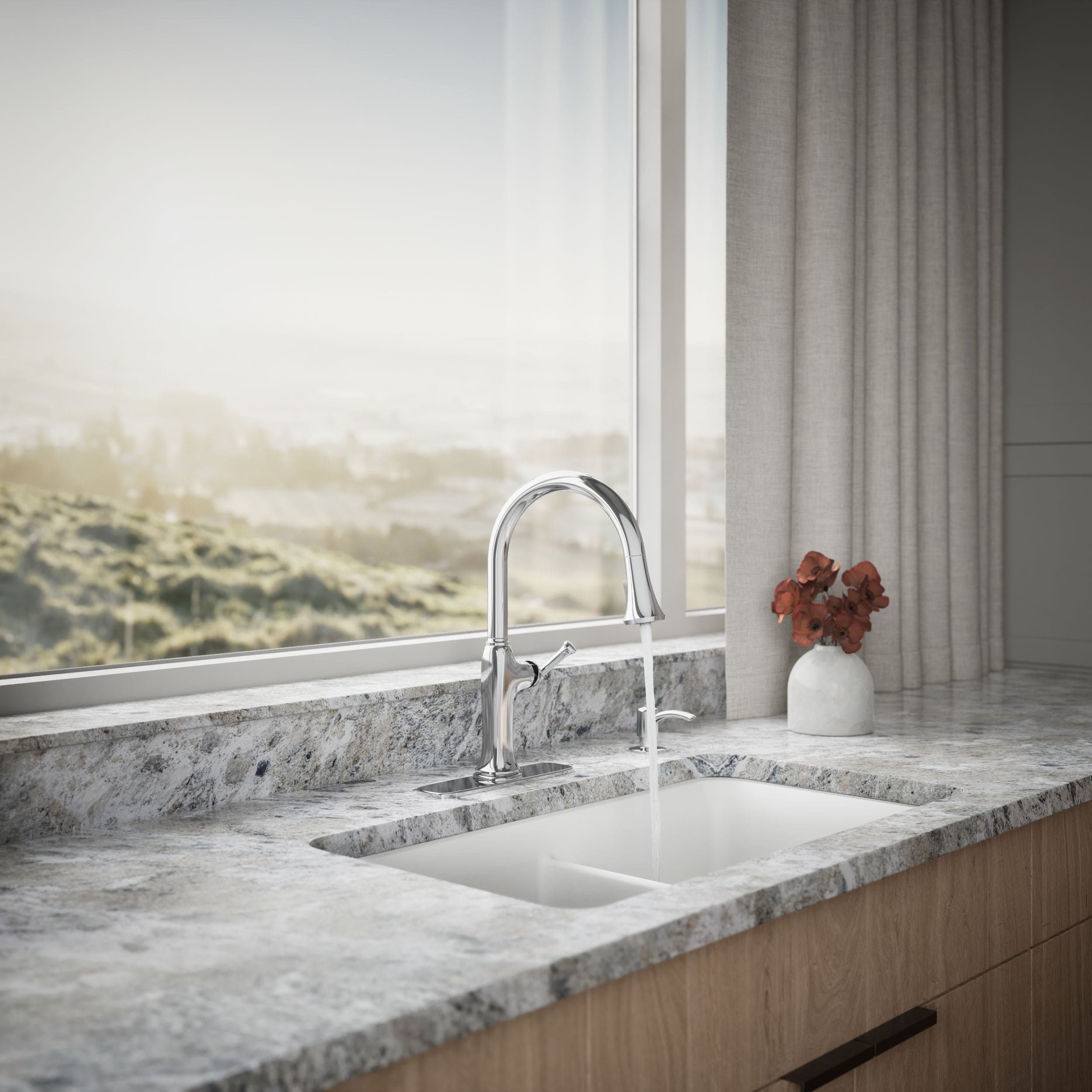 KOHLER R33393-SD-CP Kitchen-Faucets - View #4