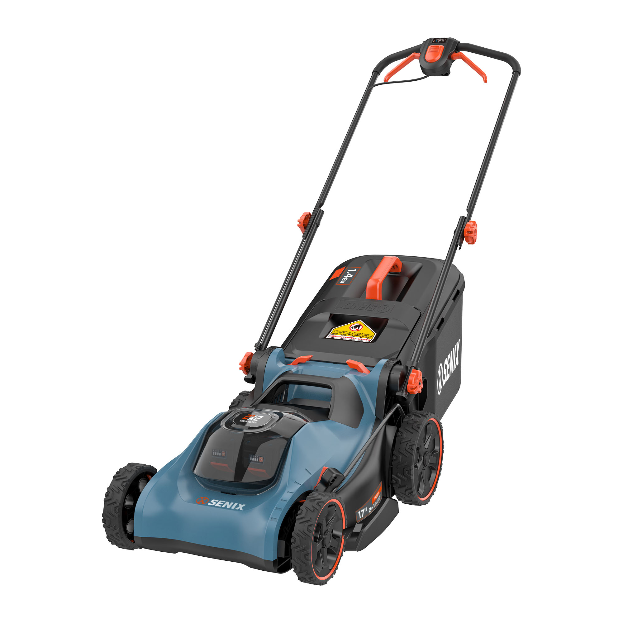 SENIX LPPX2-M5 2X2 40-volt, 19-in Push Battery Walk Mower with  (2) 5 Ah Batteries Included