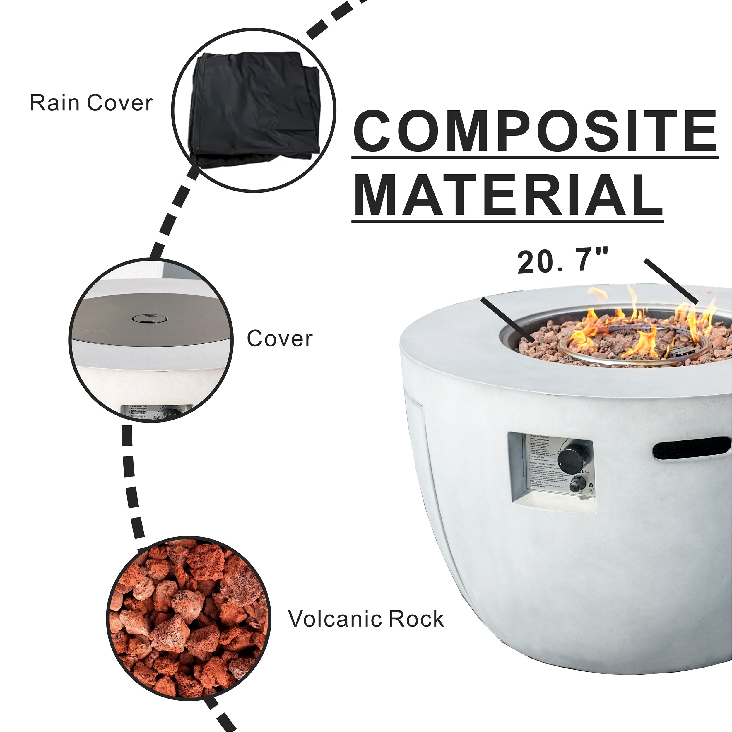 Moda Furnishings MAG-1503-2160-B Patio-Conversation-Sets - View #7