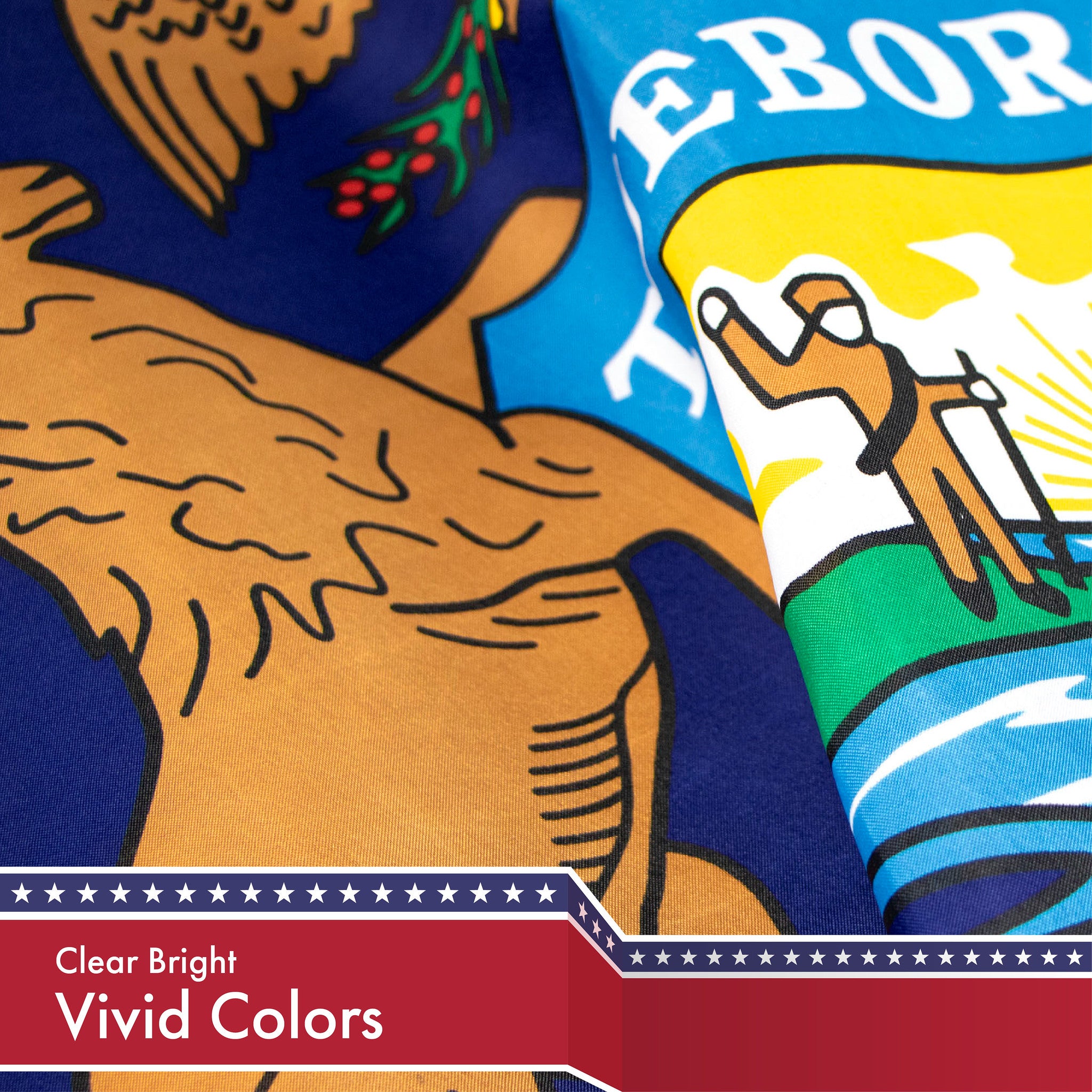 G128 FG-2MI-4P2-1PK Decorative-Banner-Flags - View #3