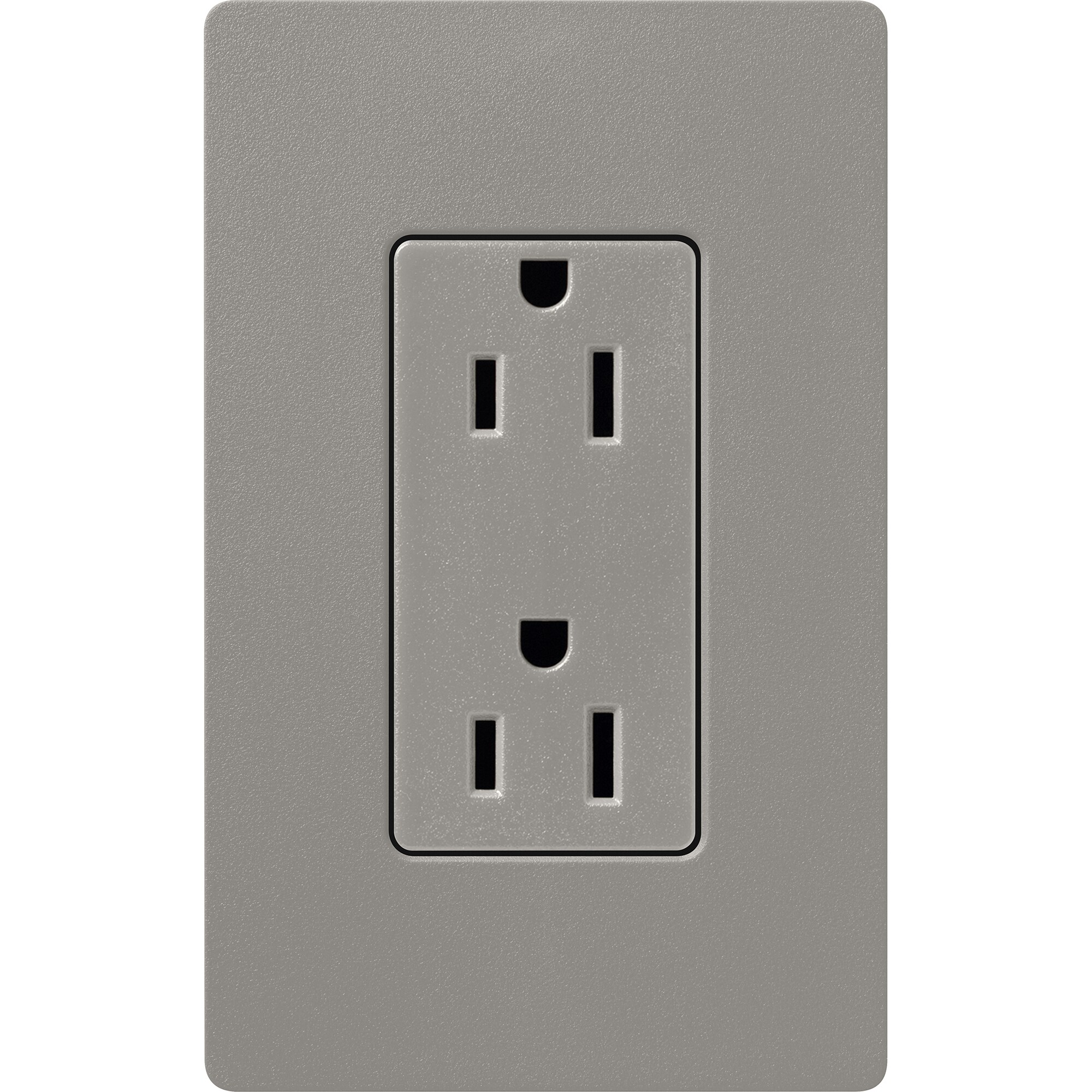 Lutron Claro 15Amp 120volt Residential Decorator Outlet, Cobblestone