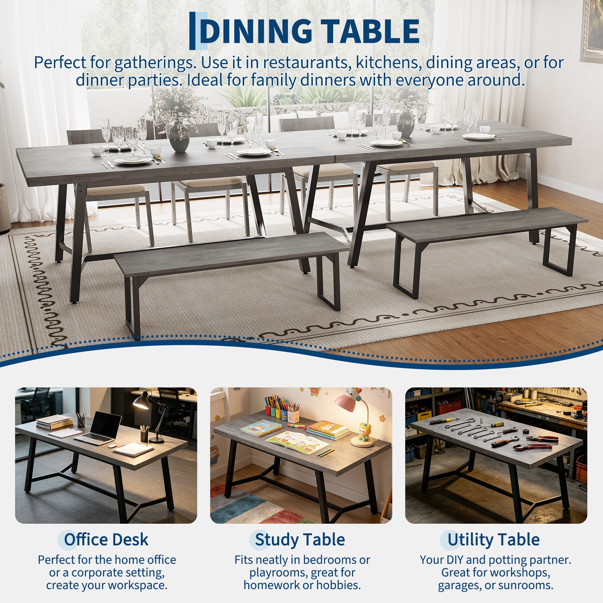 GarveeLife BLCM08US1YOH Dining-Tables - View #4