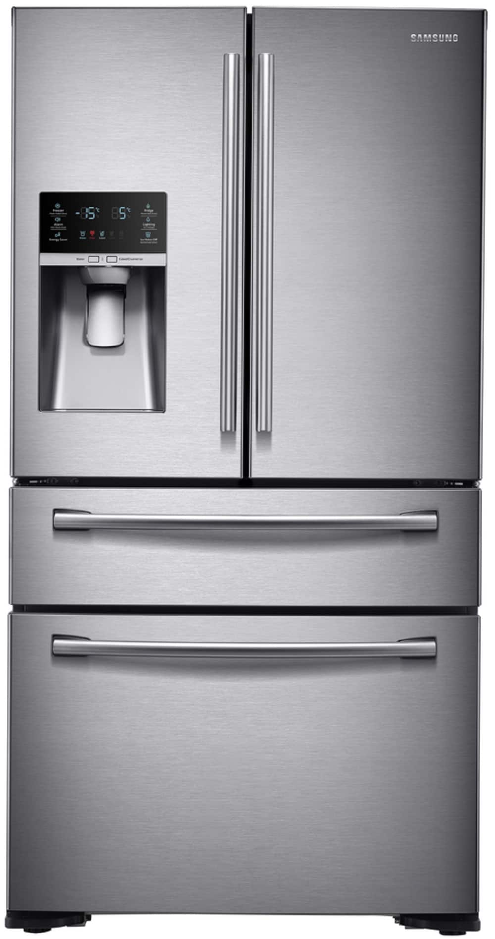 Samsung RF30KMEDBSR 29.7-cu ft 4-Door French Door Refrigerator with Ice Maker (Stainless Steel) ENERGY STAR
