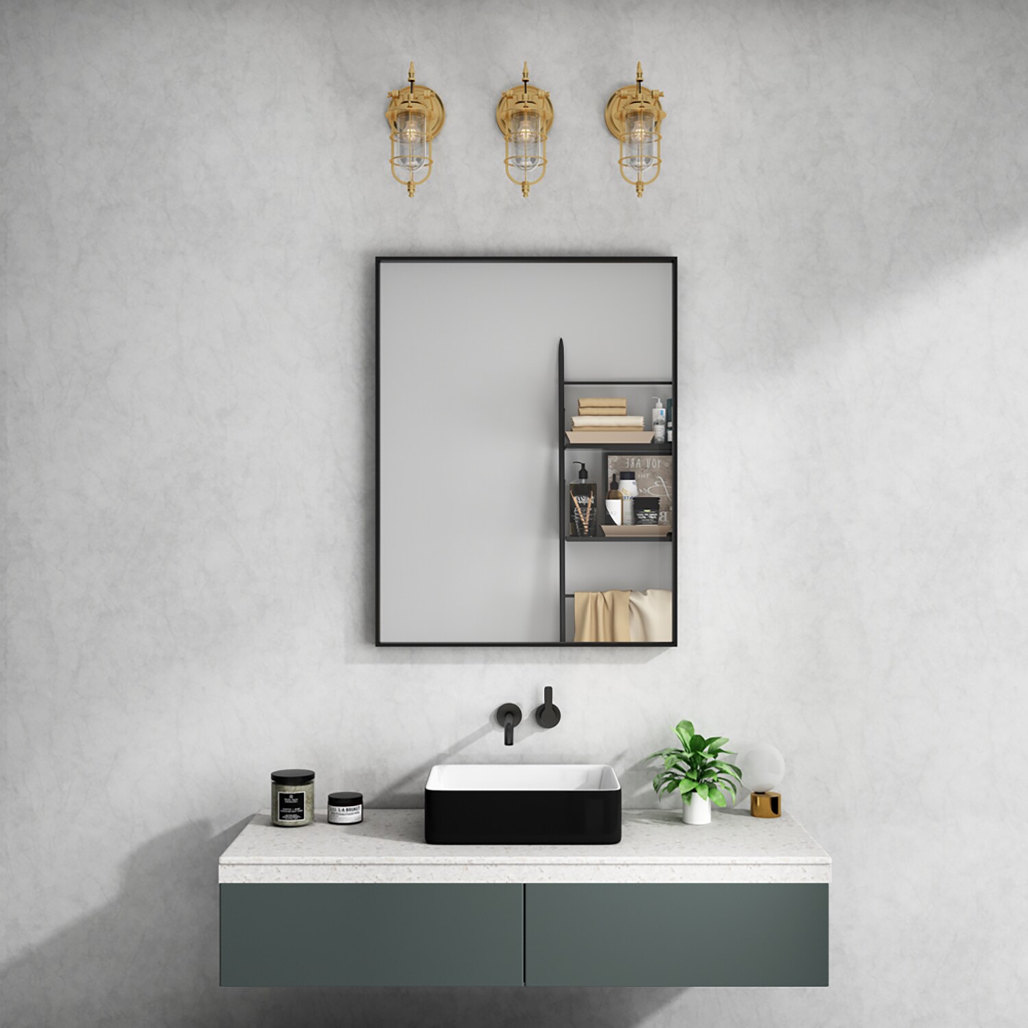 waterpar WPLO-2287 Framed-Bath-Mirrors - View #2
