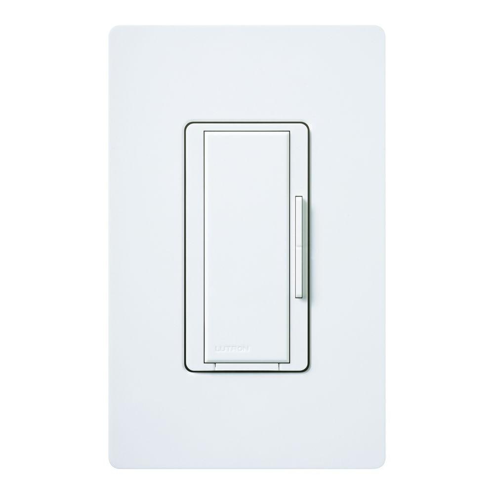 Lutron Maestro Multi-location Touch Companion Dimmer, White MA-R-WH at ...