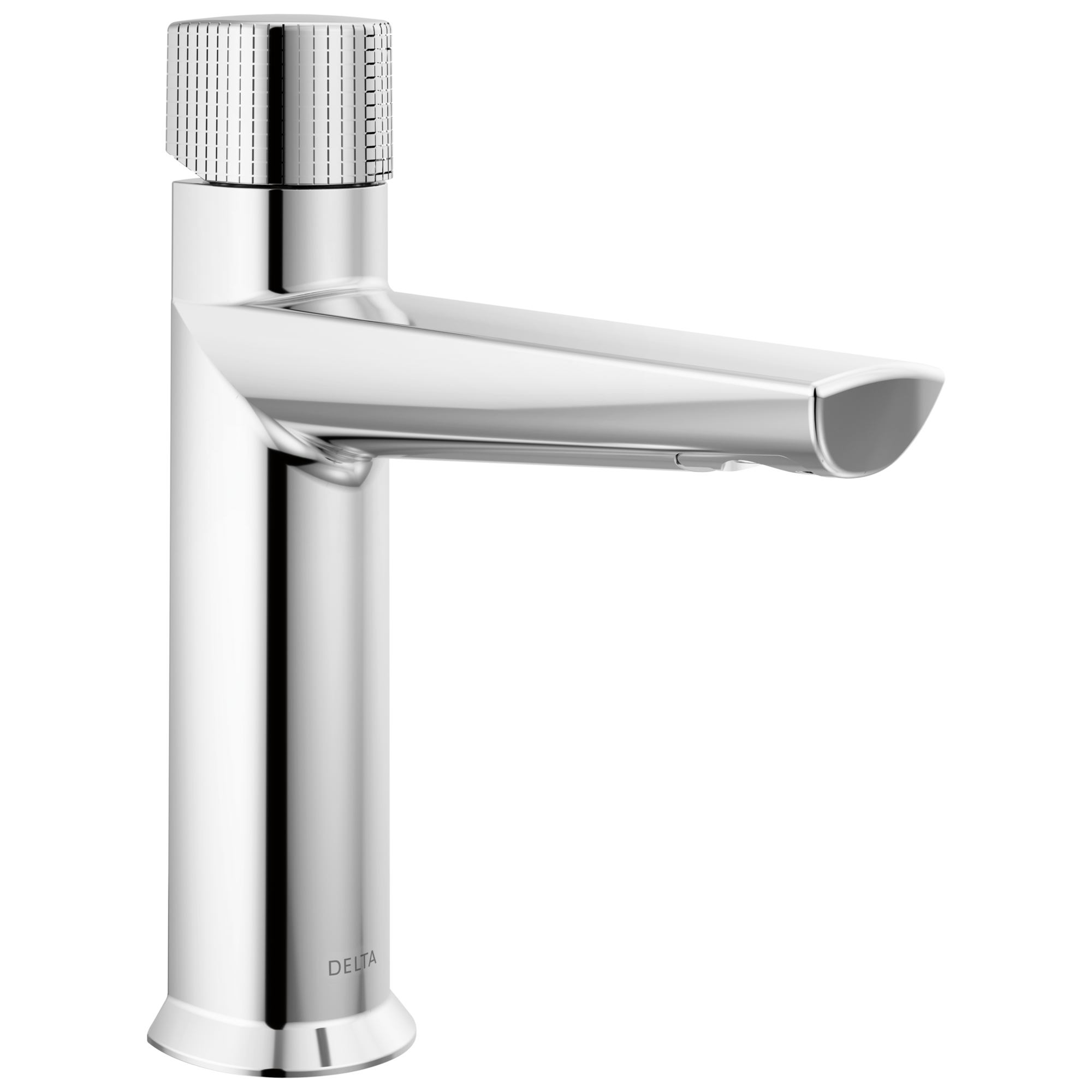 Delta 573-PR-LPU-DST Galeon Lumicoat Chrome Single hole 1-handle WaterSense Low-arc Residential Handle Bathroom Sink Faucet