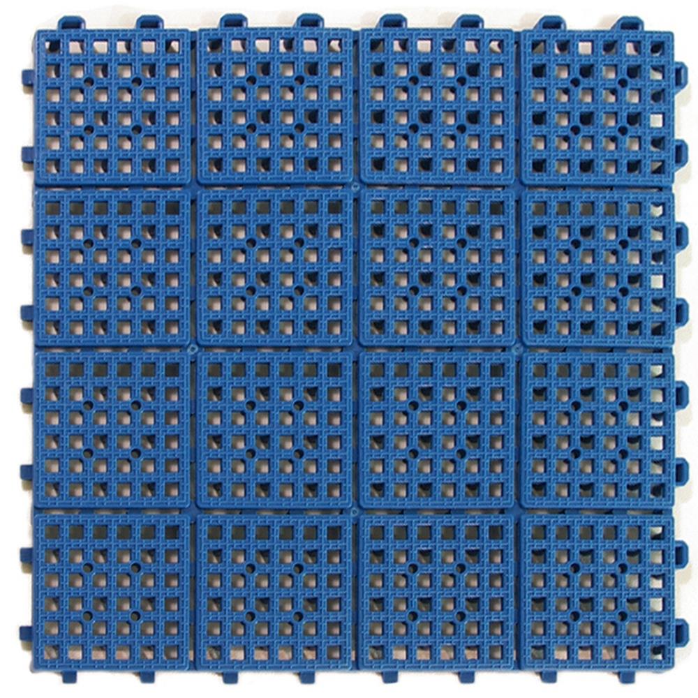 Greatmats PTA.5BLU30 Blue PVC Deck Tile