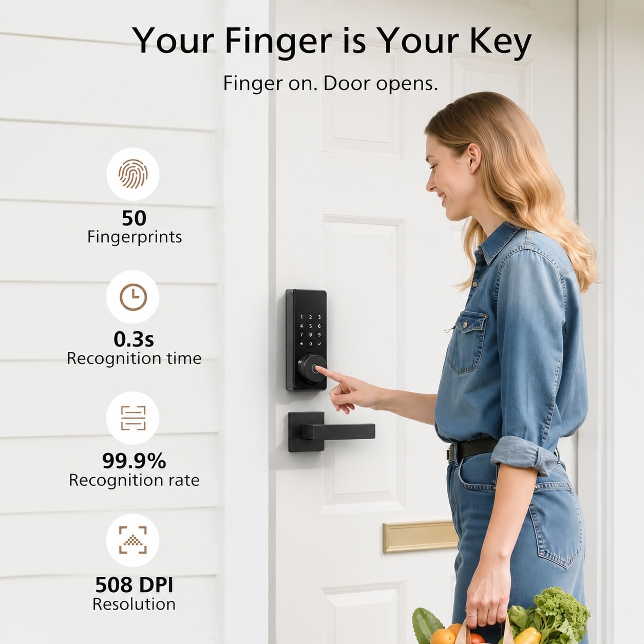 Ahfiwaso LAH0810H336 Door-Deadbolts - View #4